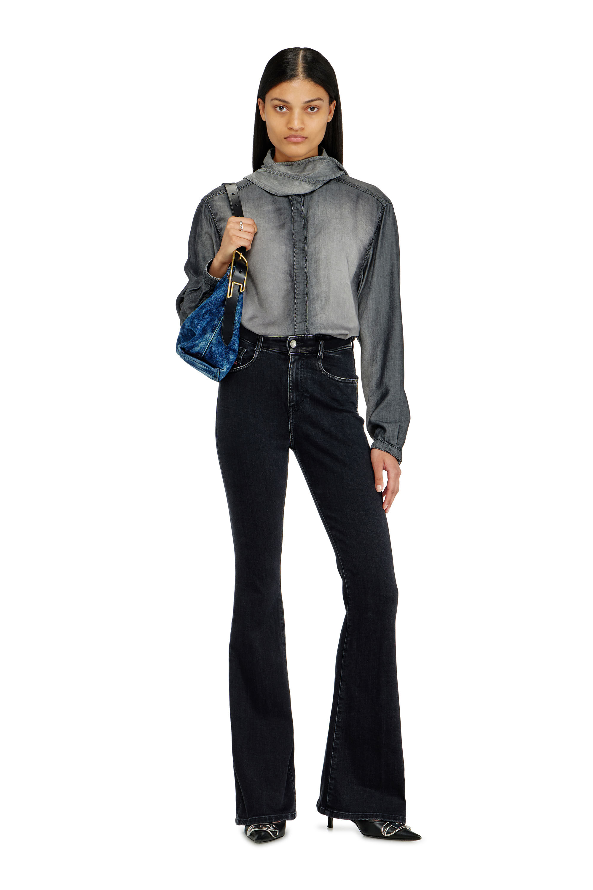 D-Line-Denim shoulder bag