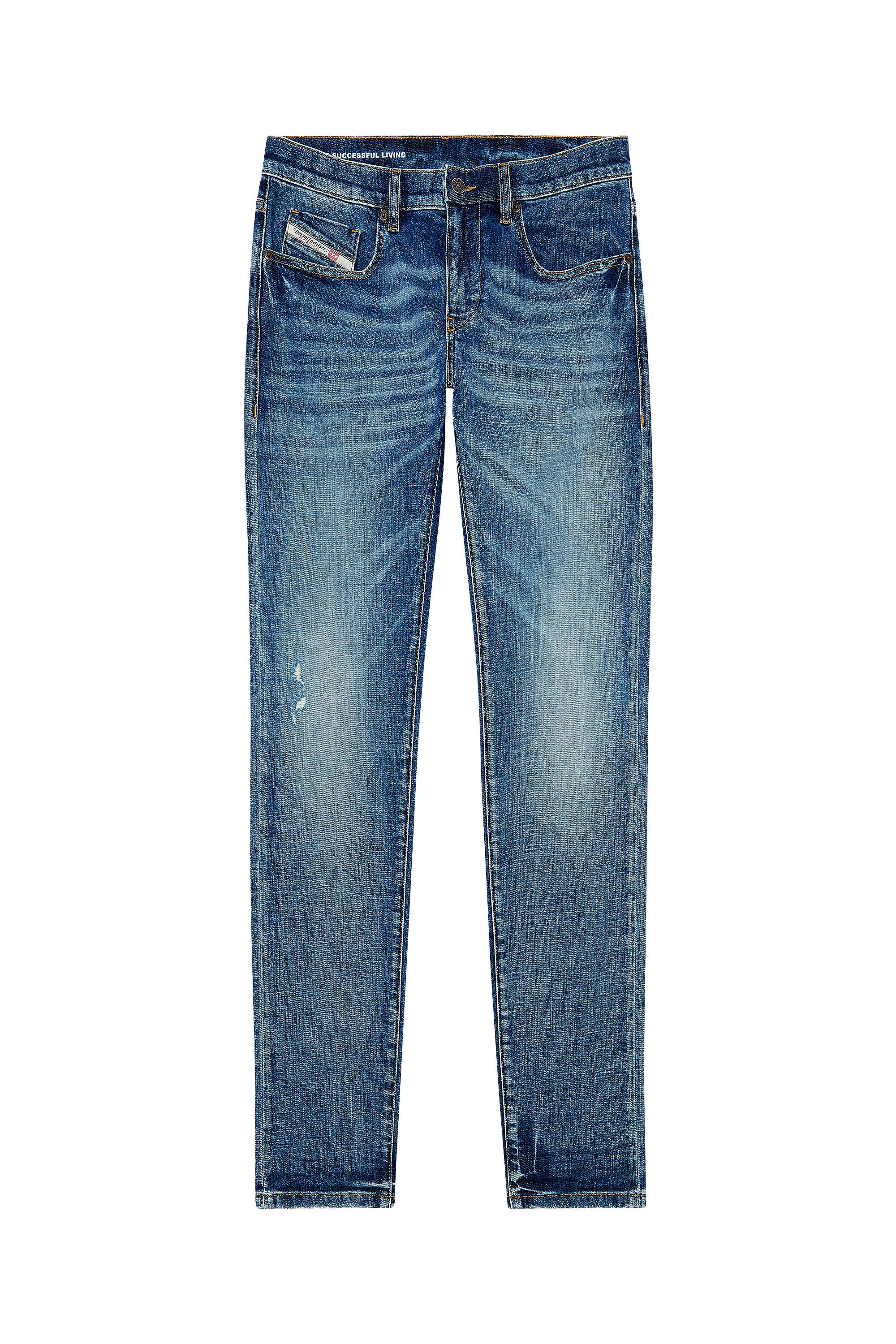 Diesel - Man Slim Jeans 2019 D-Strukt 0DQAA, Dark Blue - Image 3
