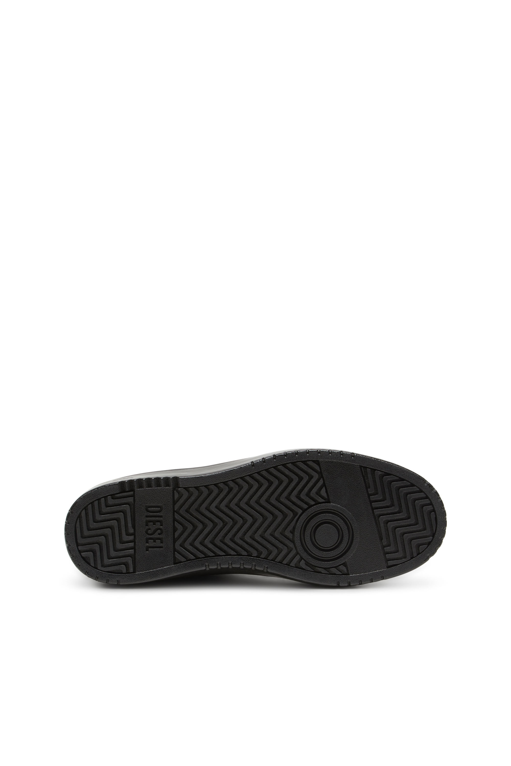 Diesel - S-TRACKER-D LOW, Man's S-Tracker-D-Silicone-dipped leather sneakers in Black - 4
