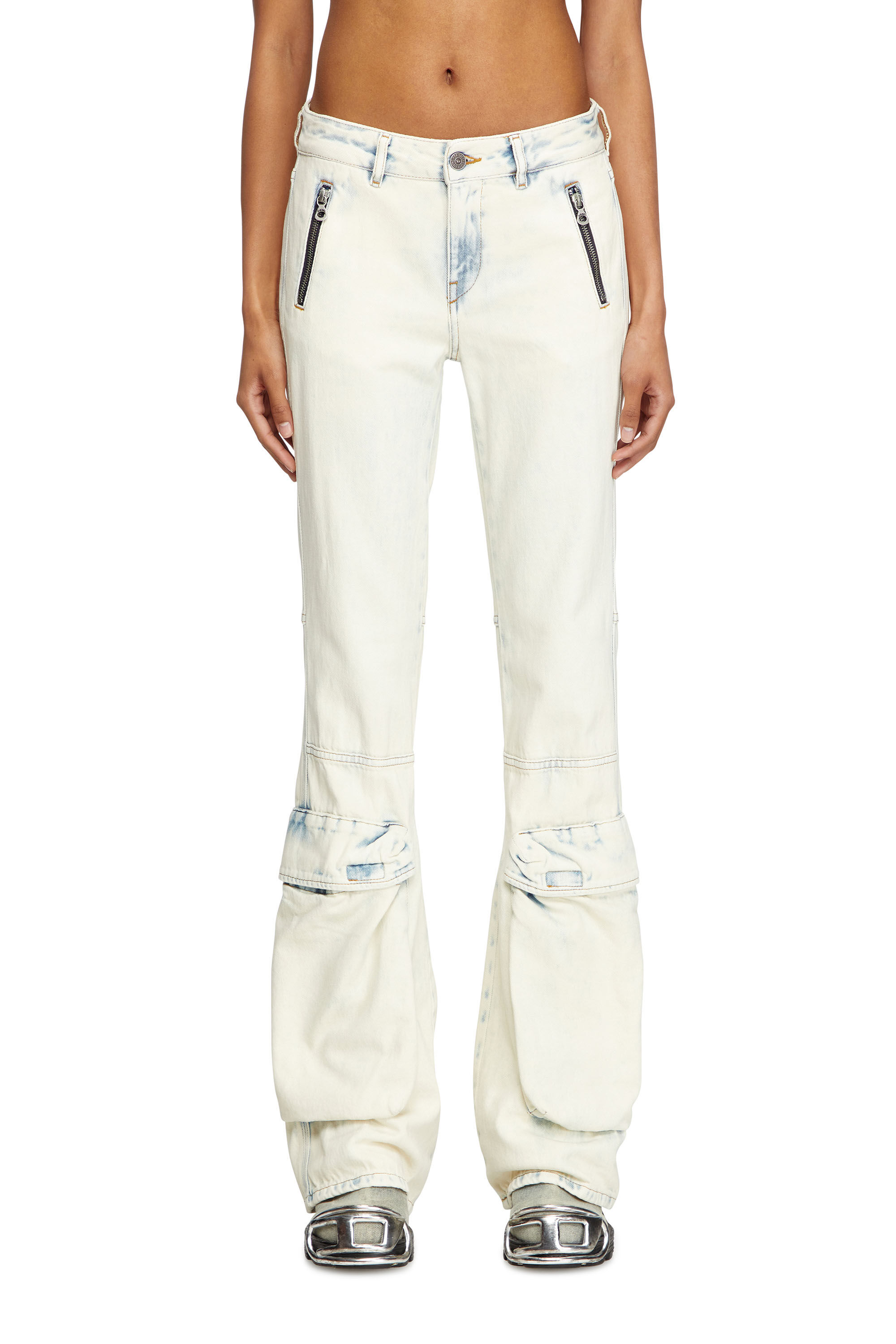 Diesel - Woman's Bootcut Jeans D-Poky 0CBCV, Light Blue - 3