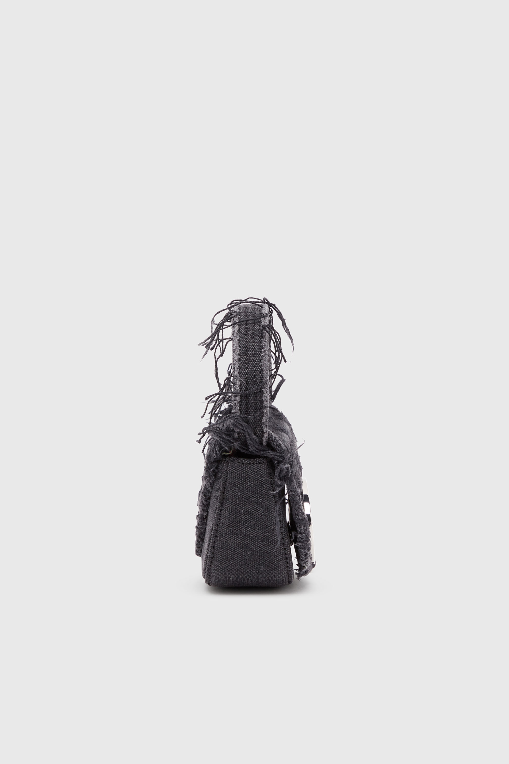 Diesel - 1DR XS, Woman's 1DR XS-Iconic mini bag in canvas and leather in Black - 5