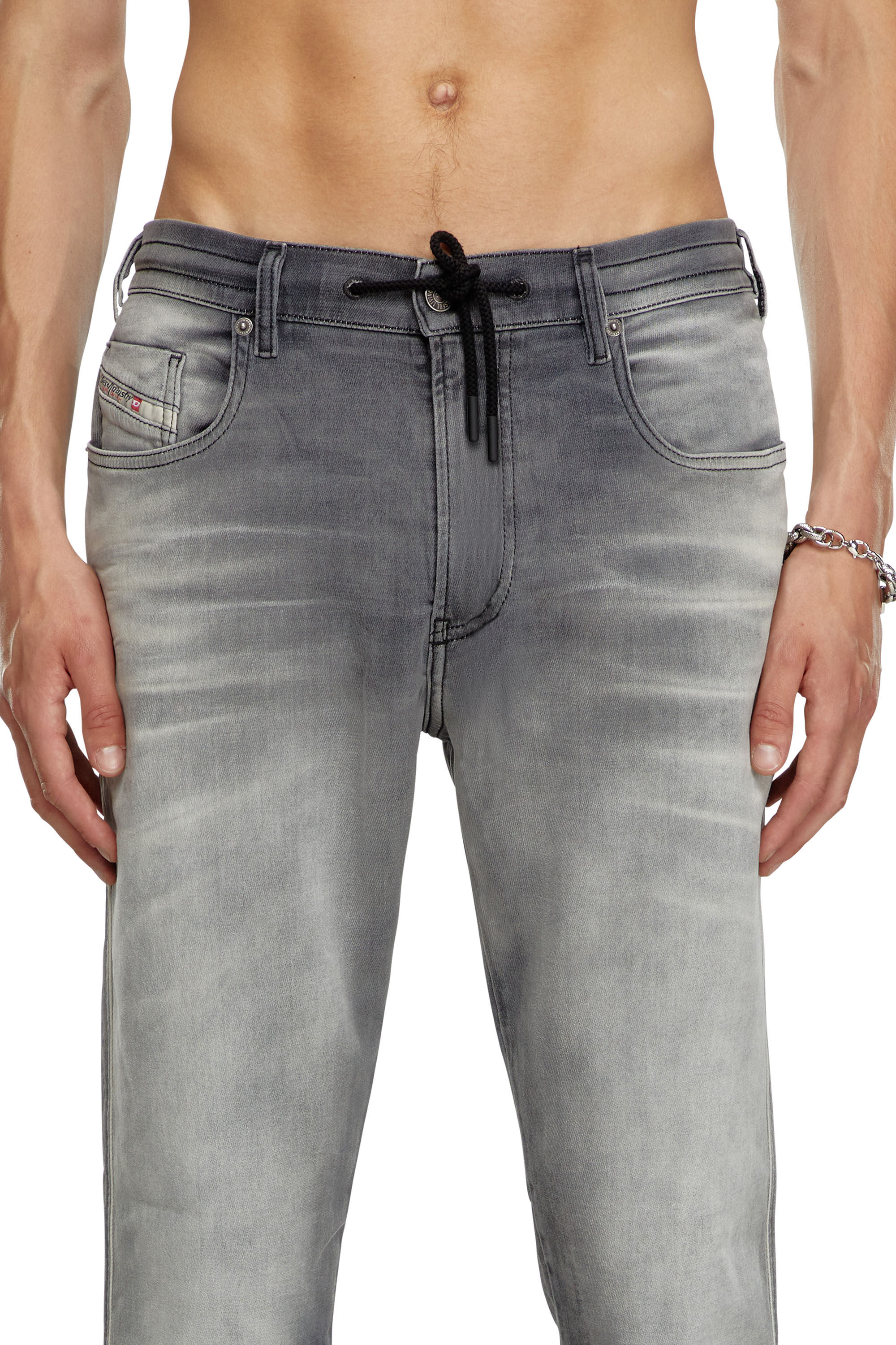 Diesel - Man Slim 2060 D-Strukt Joggjeans® 068LR, Dark grey - Image 5