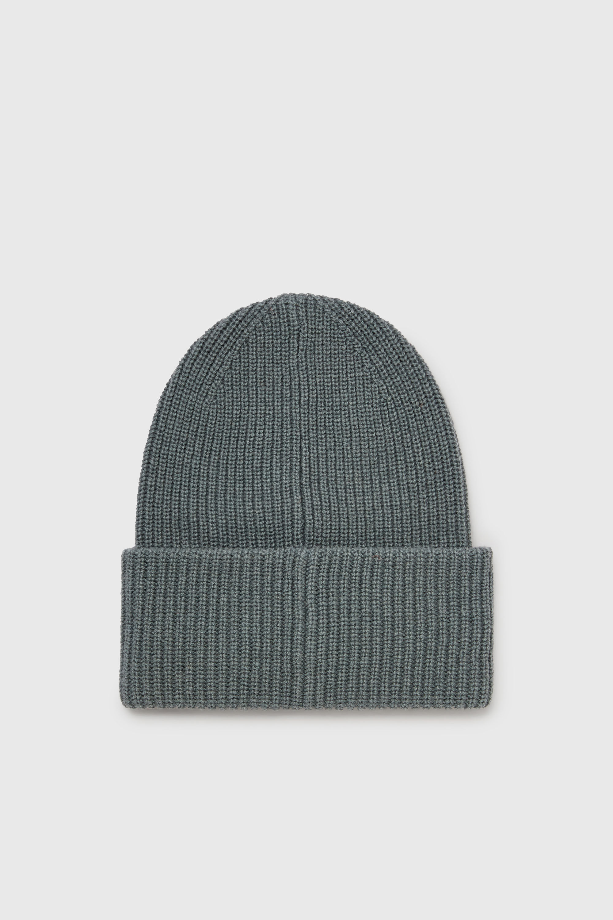 Diesel - K-PHAT, Unisex's Wool beanie with logo patches in Grey - 2