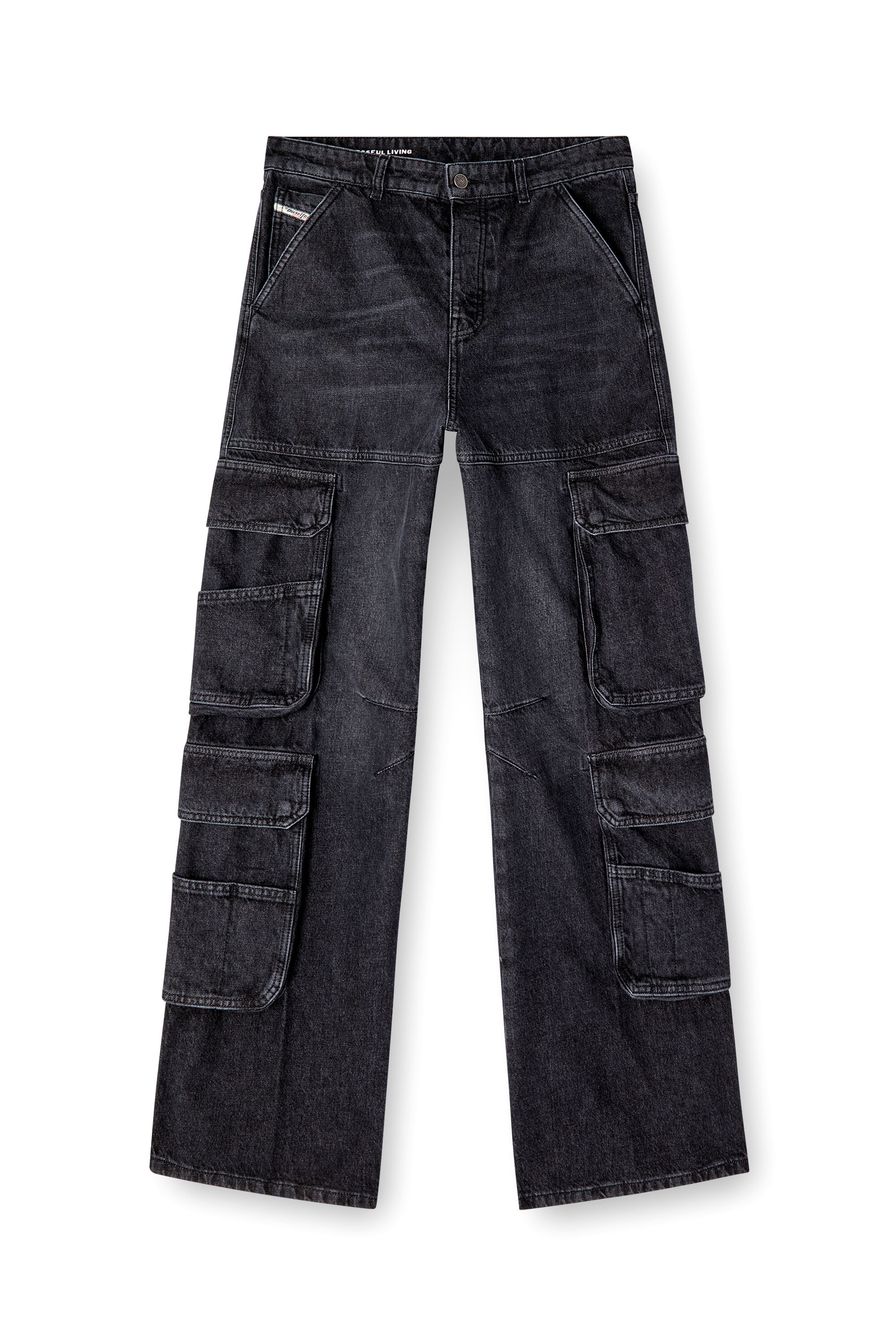 DIESEL d-sire cargo pants ブラックジーンズ DIESEL D-SIRE-CARGO-D – 082plus