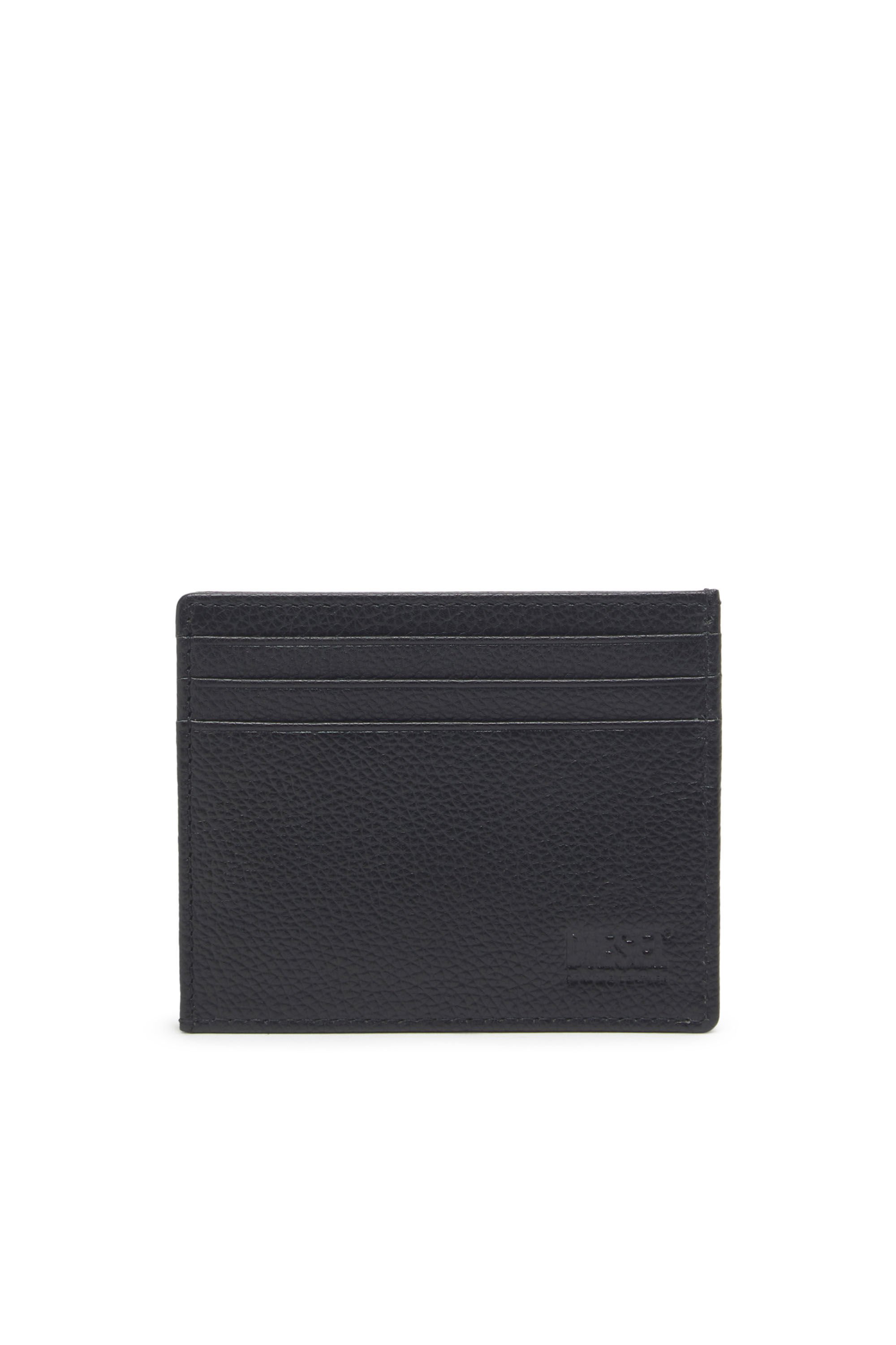 Diesel - CARD CASE, Man Card case in grained leather in Black - Image 2