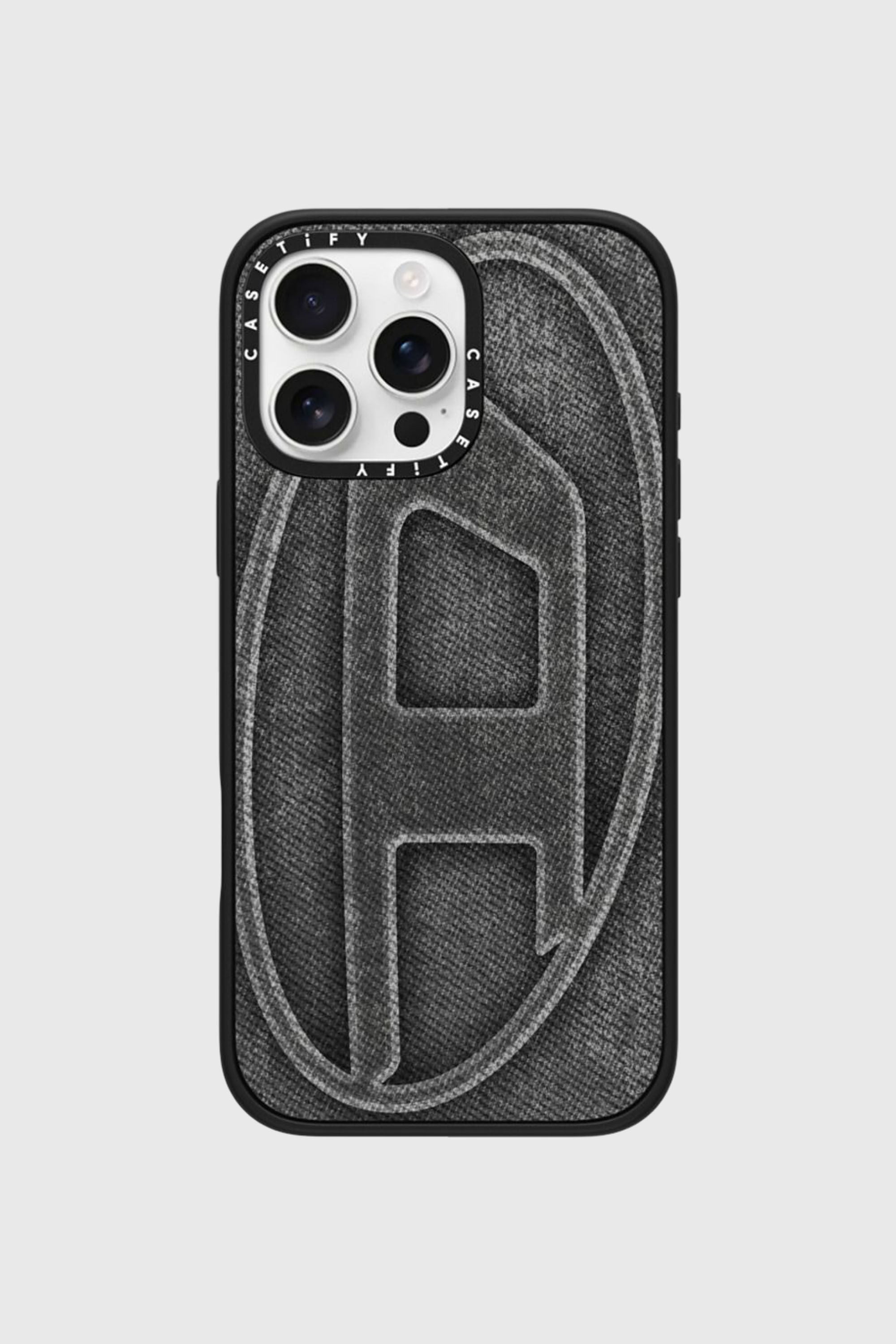 Diesel - 60576 MOULDED CASE, Unisex's Oval D impact case for iPhone 16 Pro Max in Black - 1