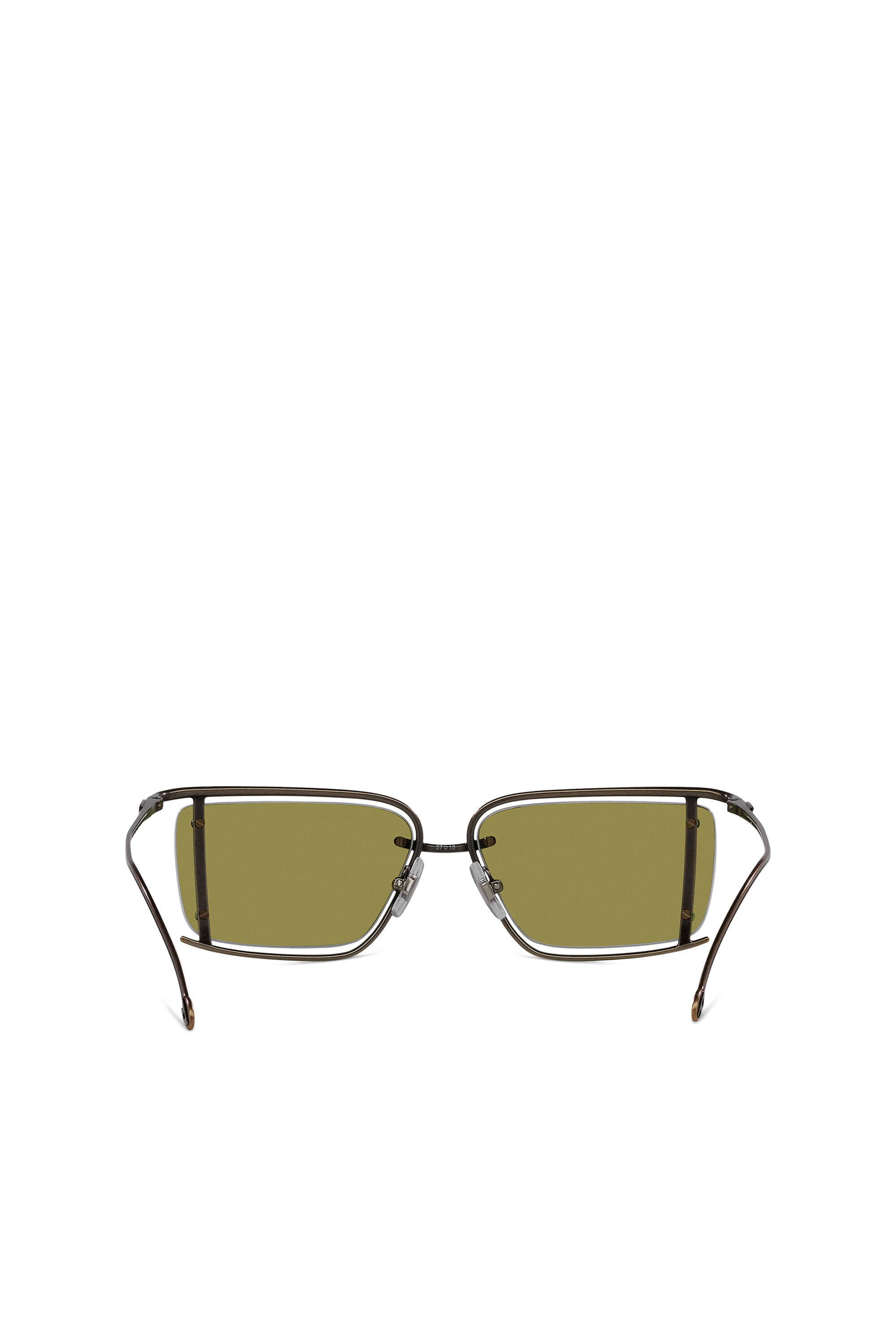 Diesel - 0DL1002, Unisex Rectangle sunglasses in Green - Image 3