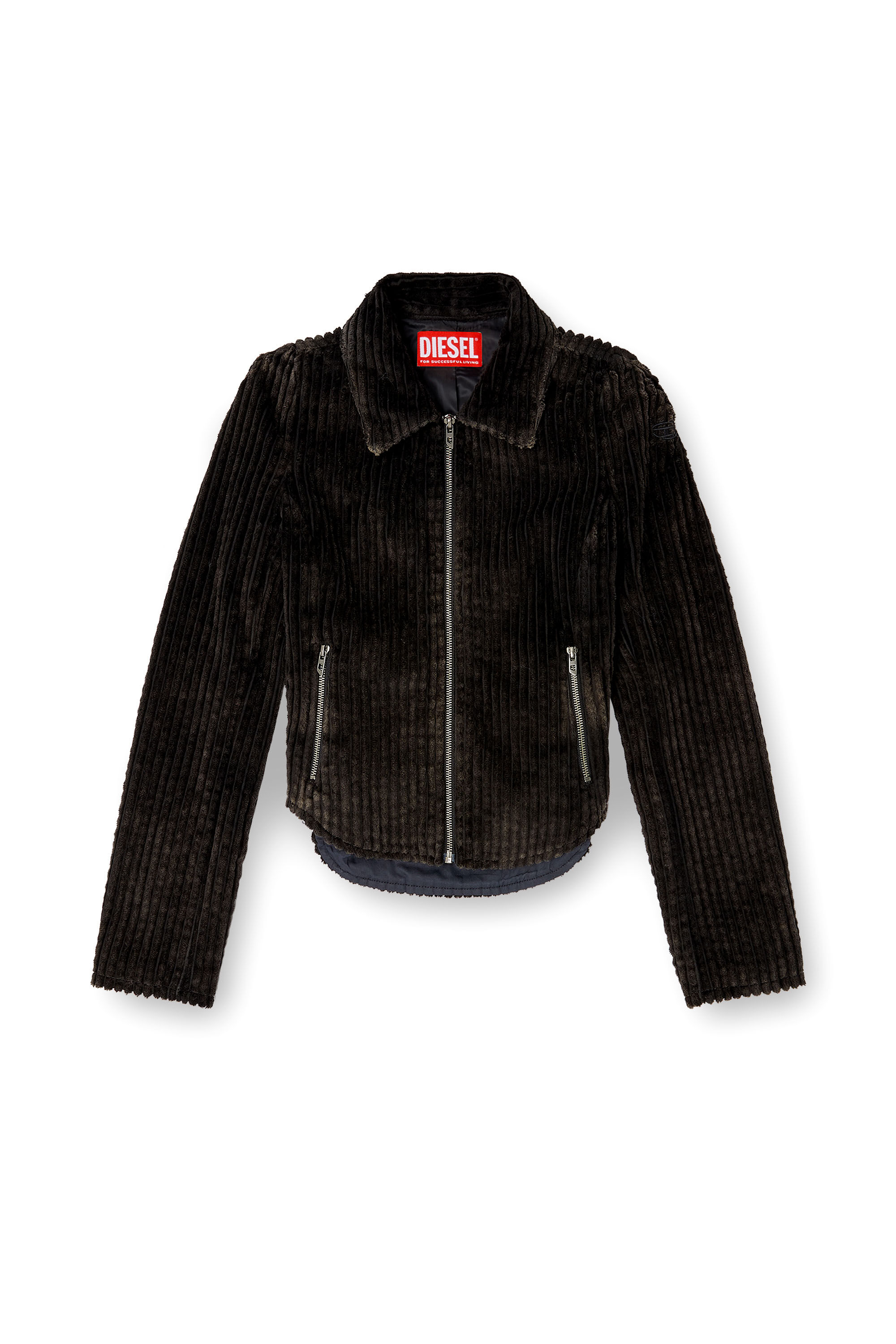 Diesel - G-ENEA, Woman's Shirt-jacket in cotton corduroy in null - 2