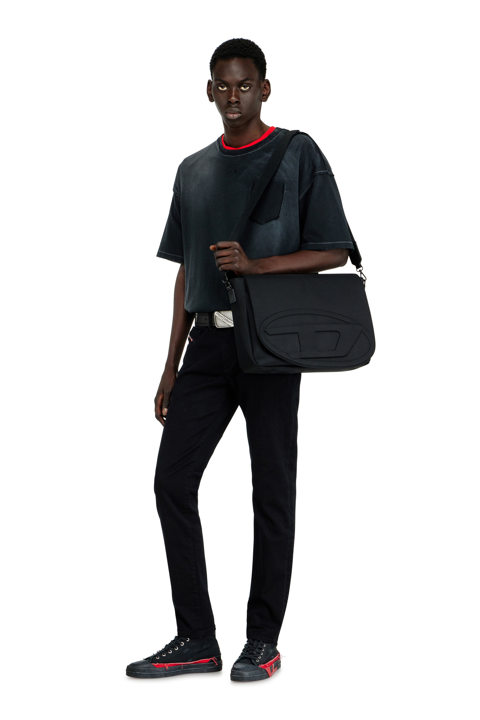 Men's 1DR-Messenger bag in CORDURA® nylon | Black | Diesel KH