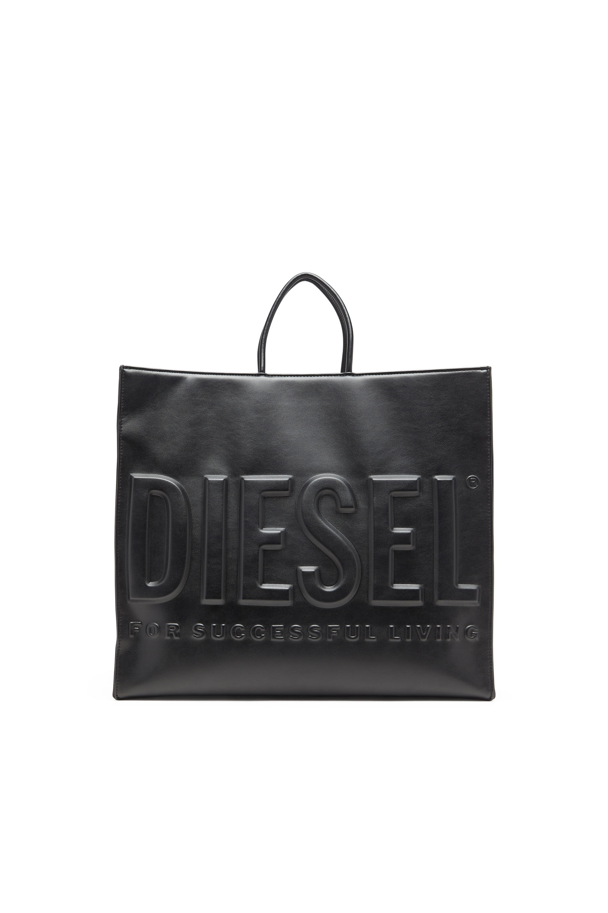 Diesel - DSL 3D SHOPPER EW X, Unisex's Dsl 3D-Shopping bag in soft PU with an embossed logo in null - 1