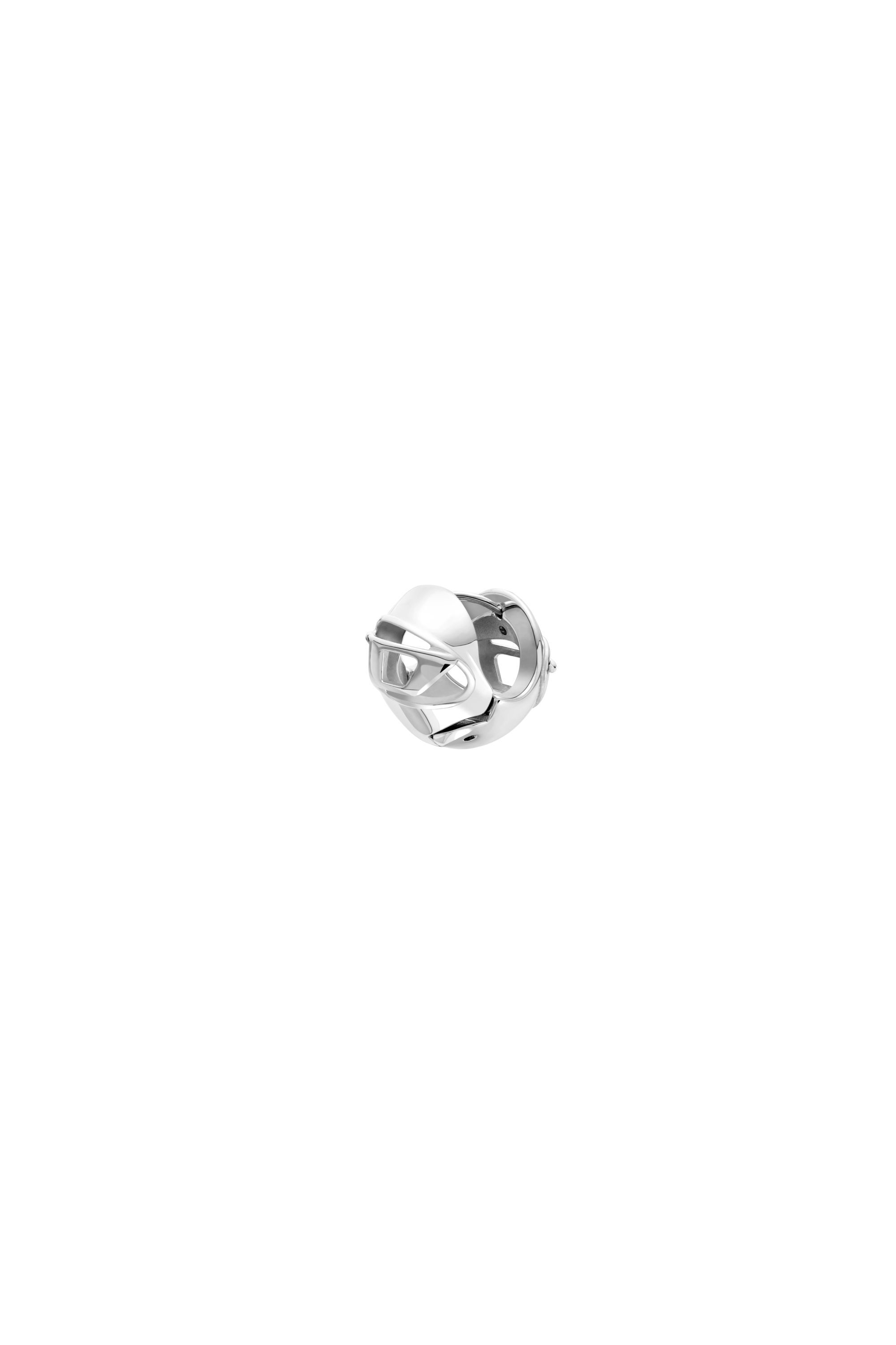 Diesel - DX1718040, Unisex's Stainless Steel Hoop Earring in Silver - 1
