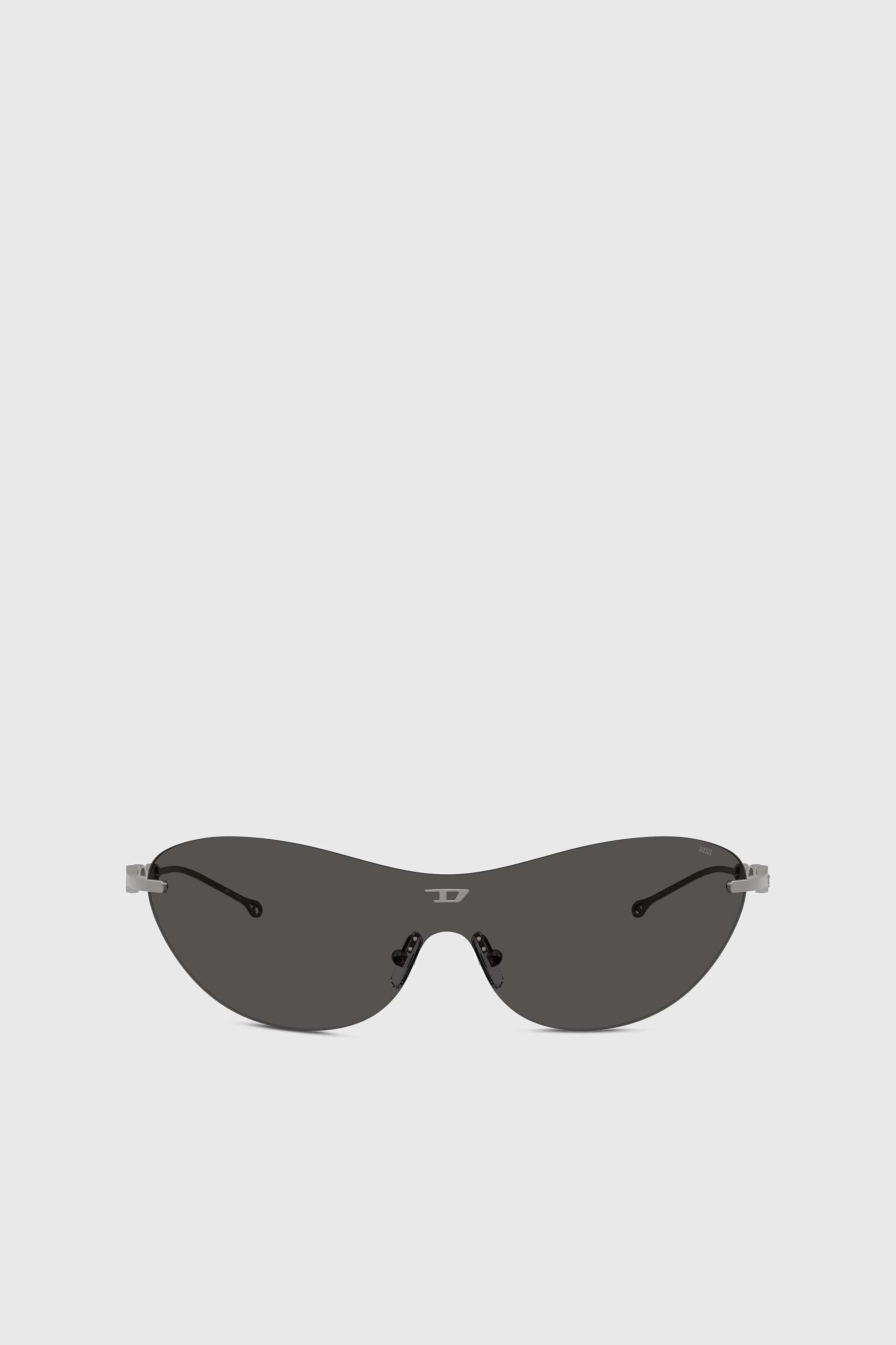 Women's Iconic oval sunglasses | Grey | Diesel {{Country}}