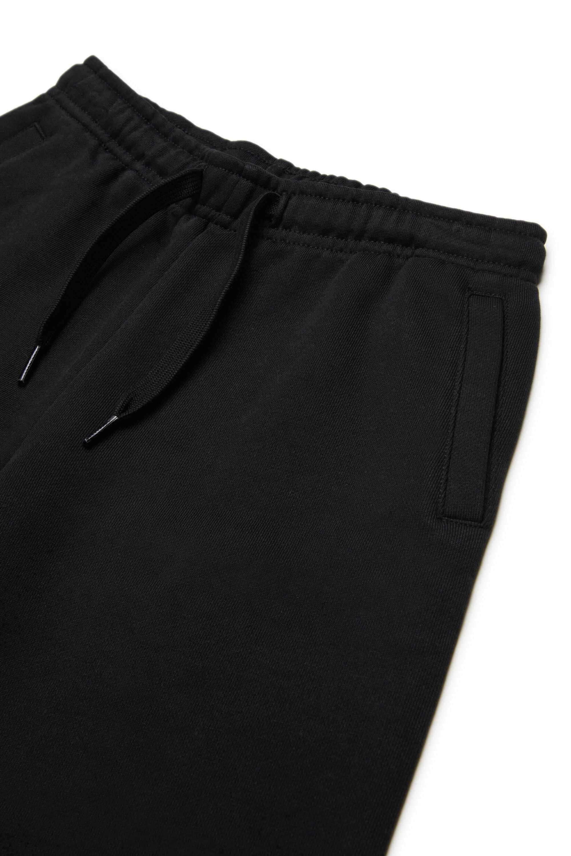Diesel - PCIRCLE SHORT, Man's Cotton bermudas with maxi print in Black - 3