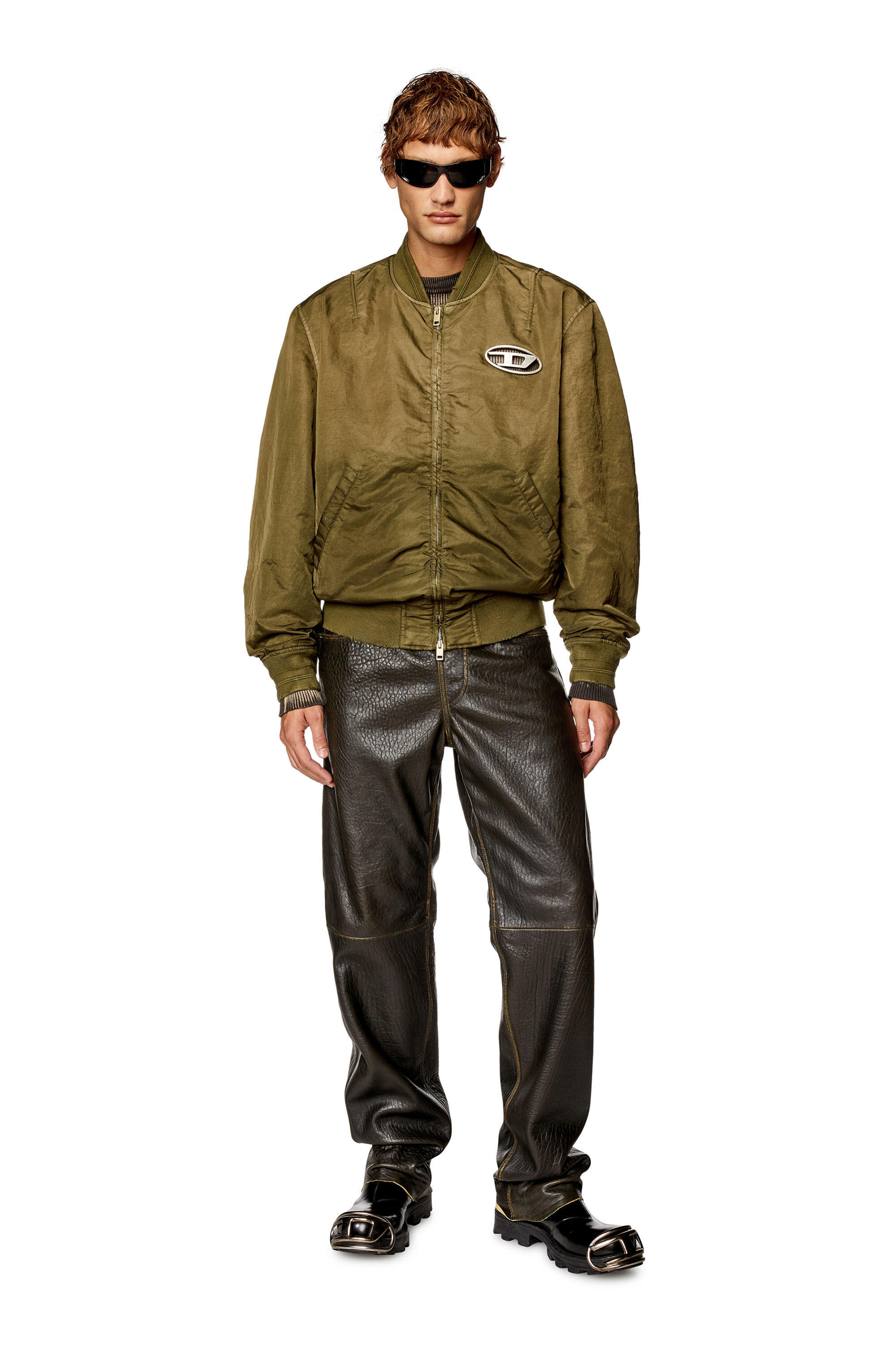 Men's D-Hammer-Leather Chelsea boots with Oval D toe caps Men's D-Hammer-Leather Chelsea boots with Oval D toe caps