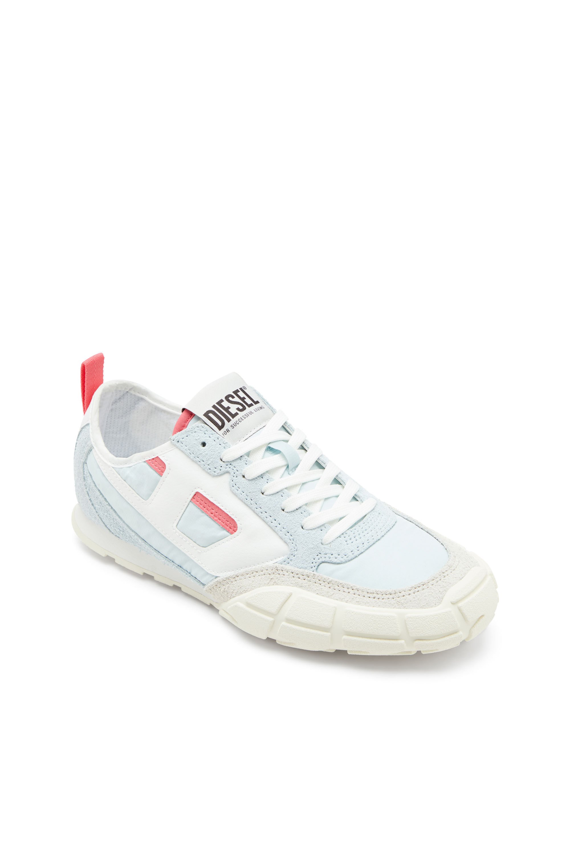 Diesel - S-PAGODHA LOW W, Woman's Sneakers in leather, suede and ripstop in null - 6