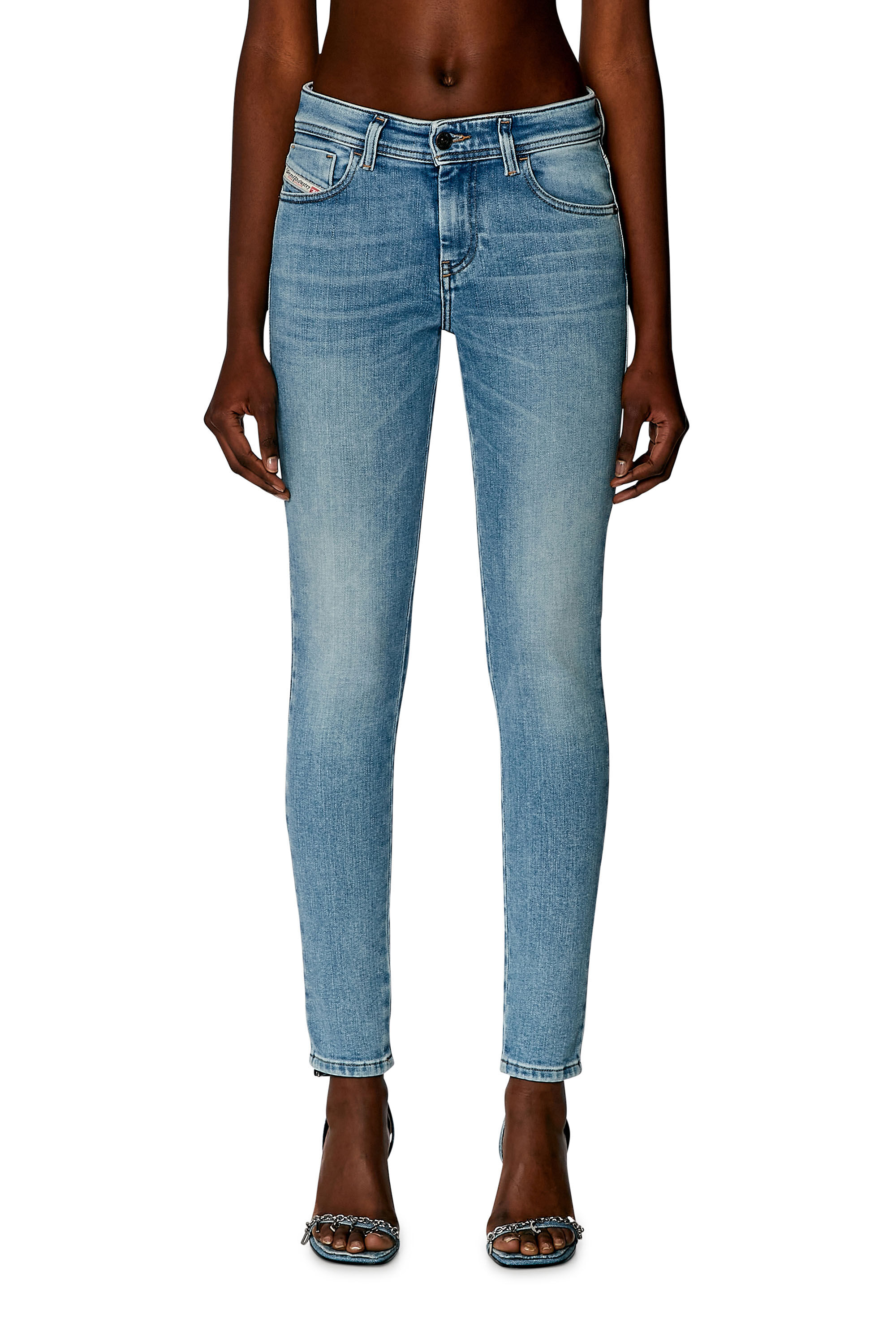 Women's Skinny Jeans | Light Blue | Diesel 2017 Slandy