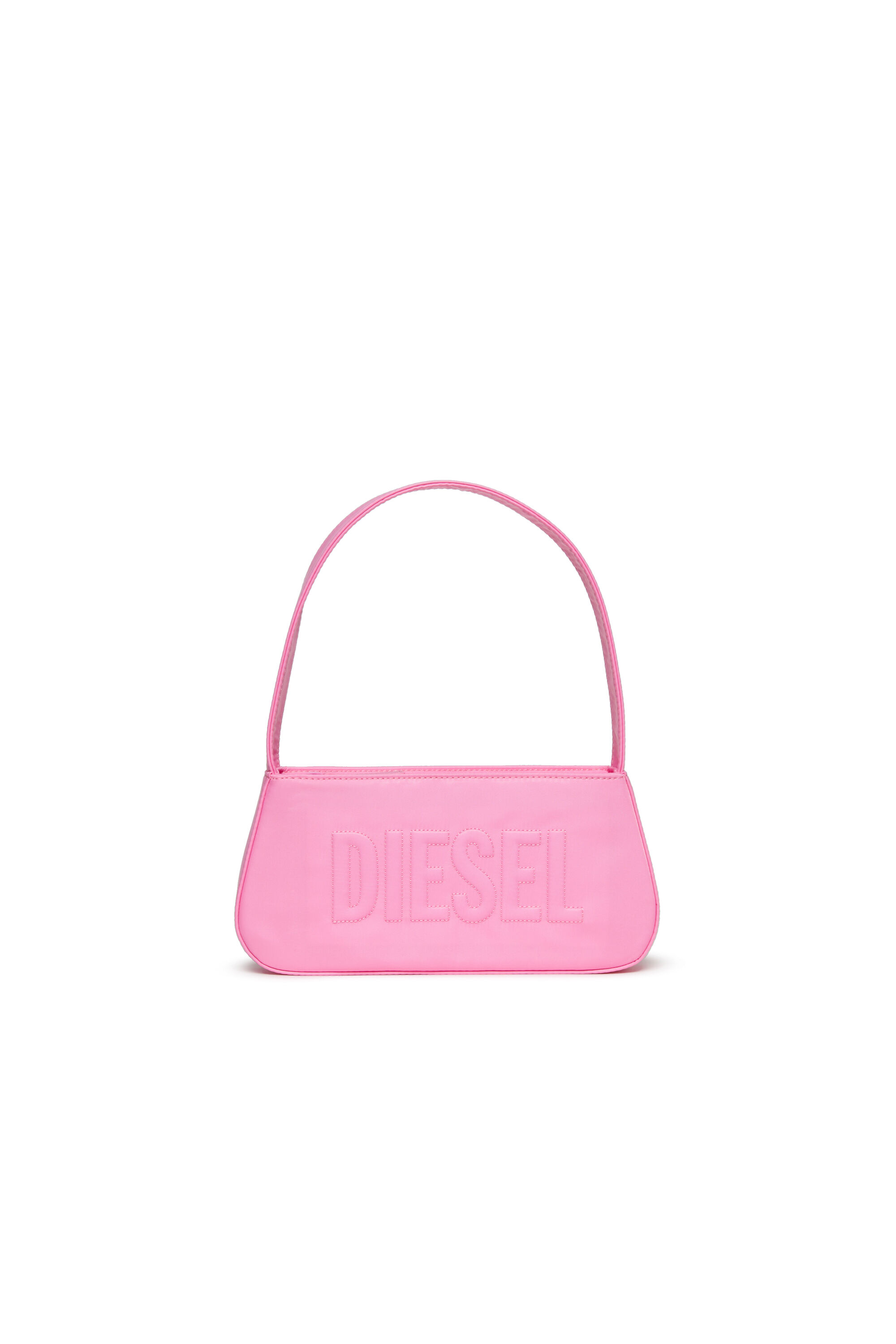 Diesel - WDELIA, Woman's WDELIA Nylon bag with embroidered logo in Pink - 1