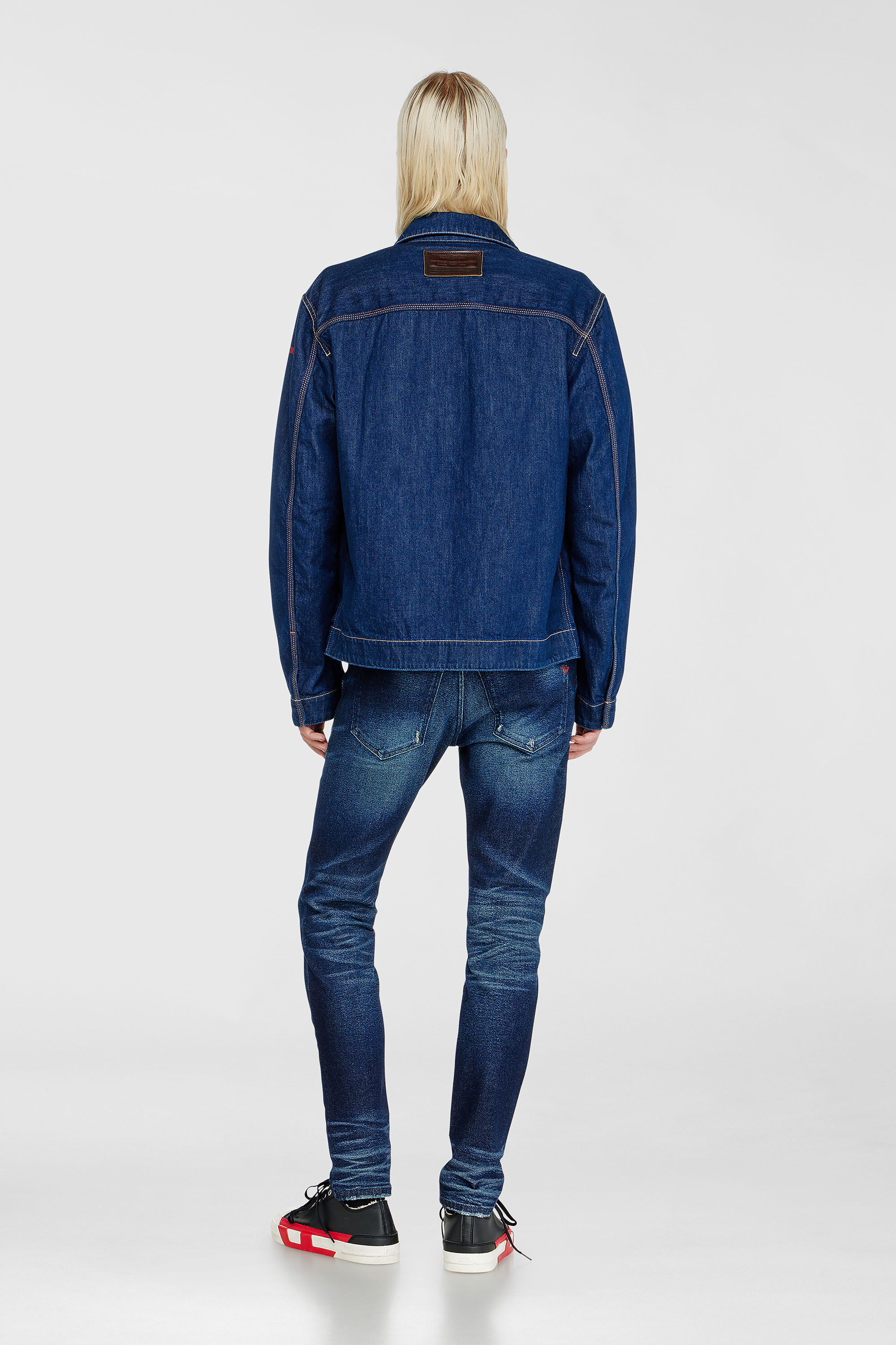 Diesel - Man's Slim Jeans 2019 D-Strukt 0KBBU, Dark Blue - 3