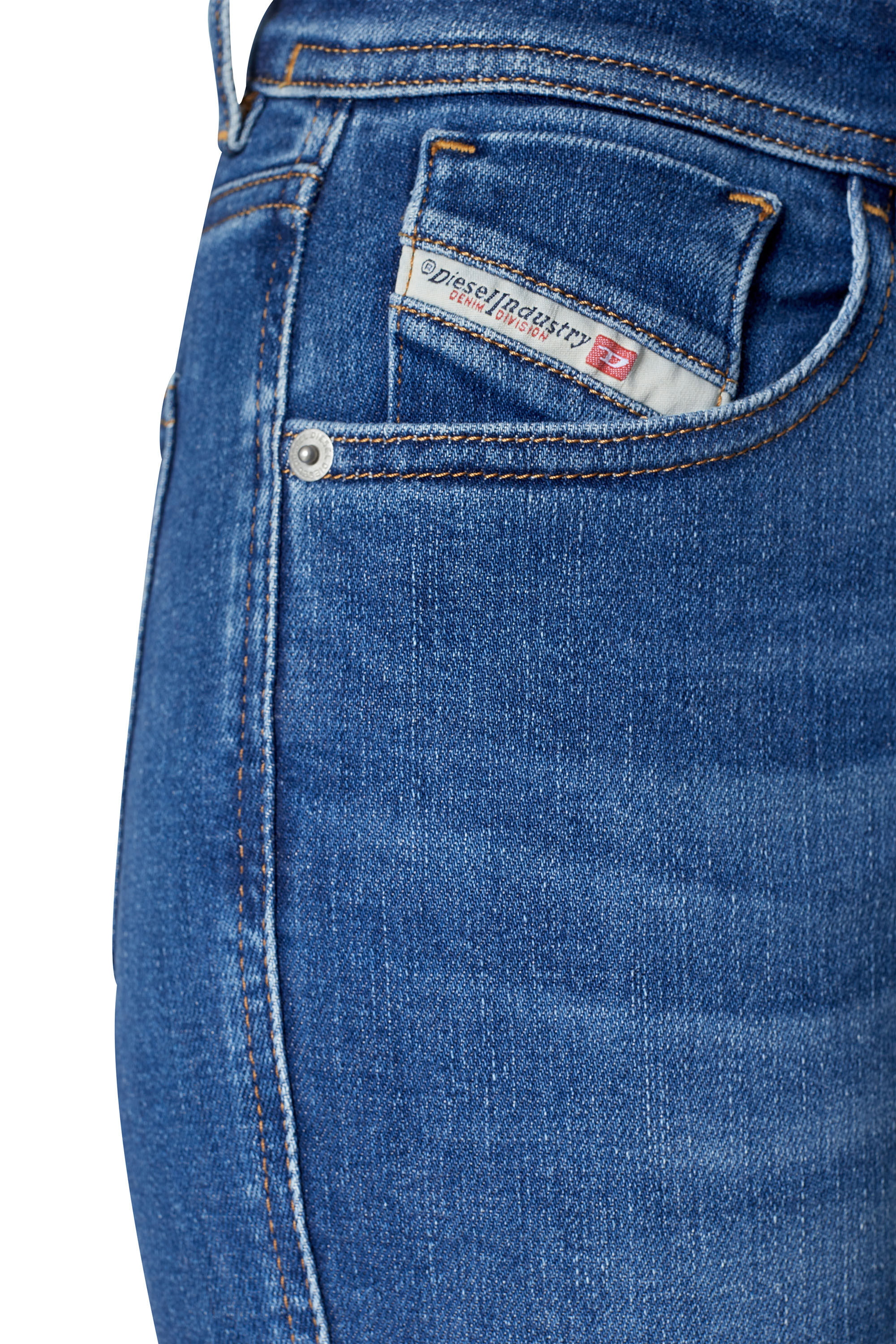 Diesel - Super skinny Jeans 2017 Slandy 09C21, Woman's Super skinny Jeans - 2017 Slandy in Medium blue - 6
