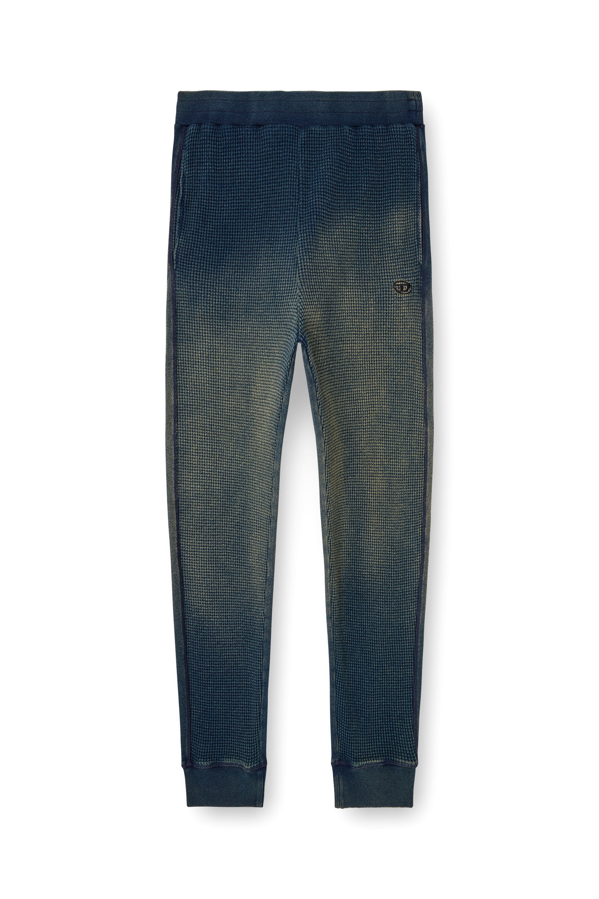 Diesel - P-WAFY, Man's Waffle track pants in Dark Blue - 4