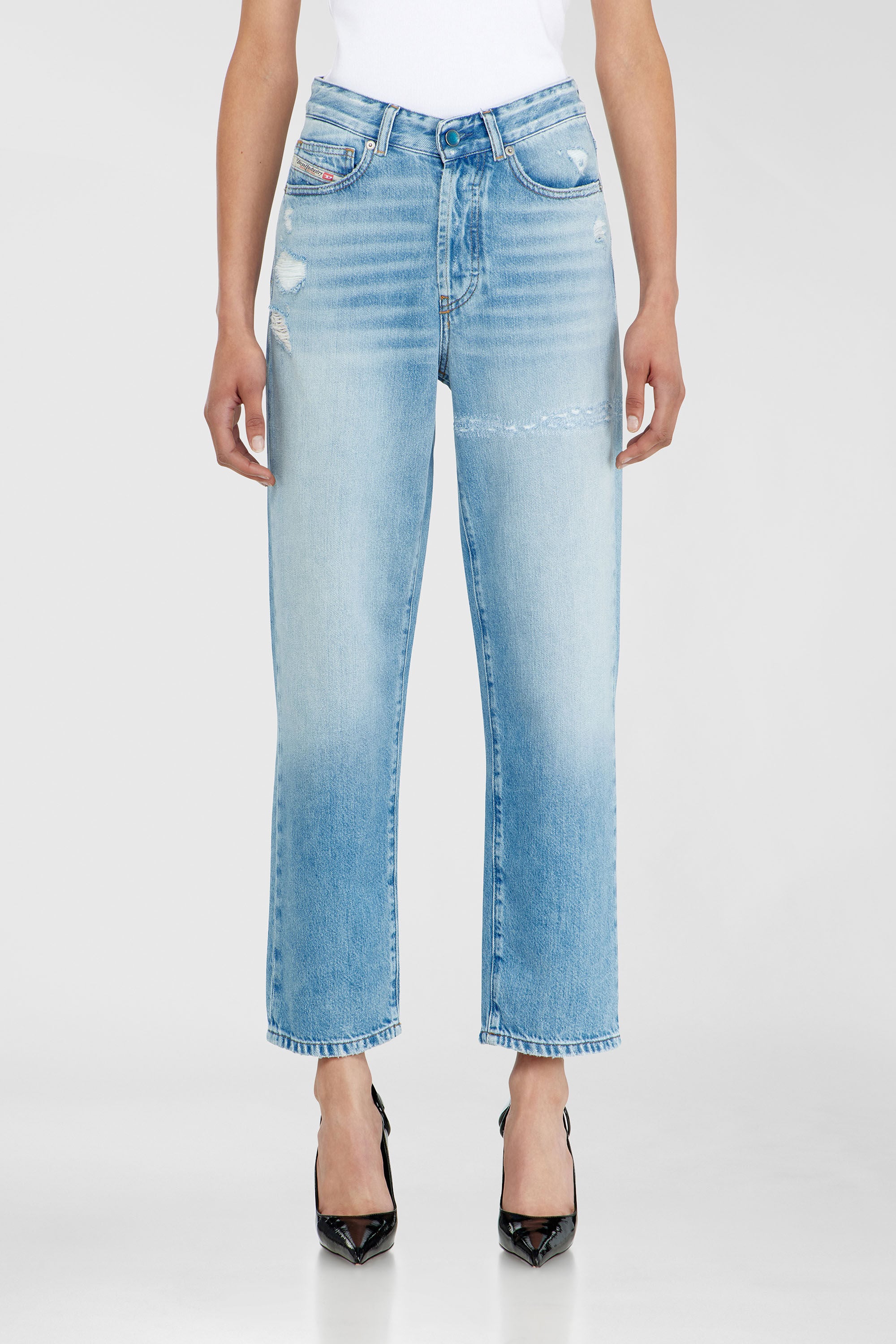 Diesel - Woman's Regular Jeans 1981 D-Went 09P49, Light Blue - 4