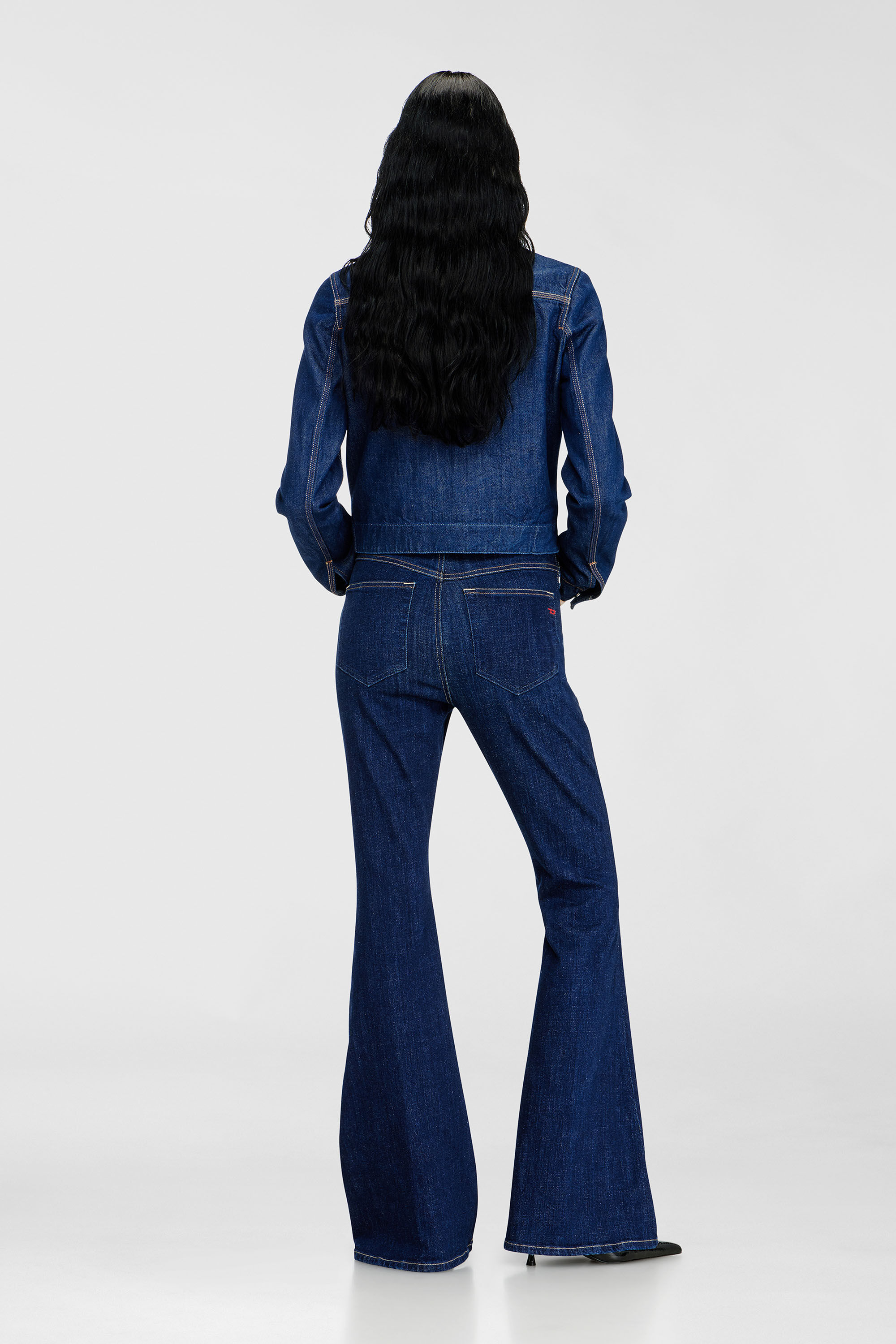 Diesel - Woman's Bootcut Jeans 1973 D-Partt 09Q03, Dark Blue - 3