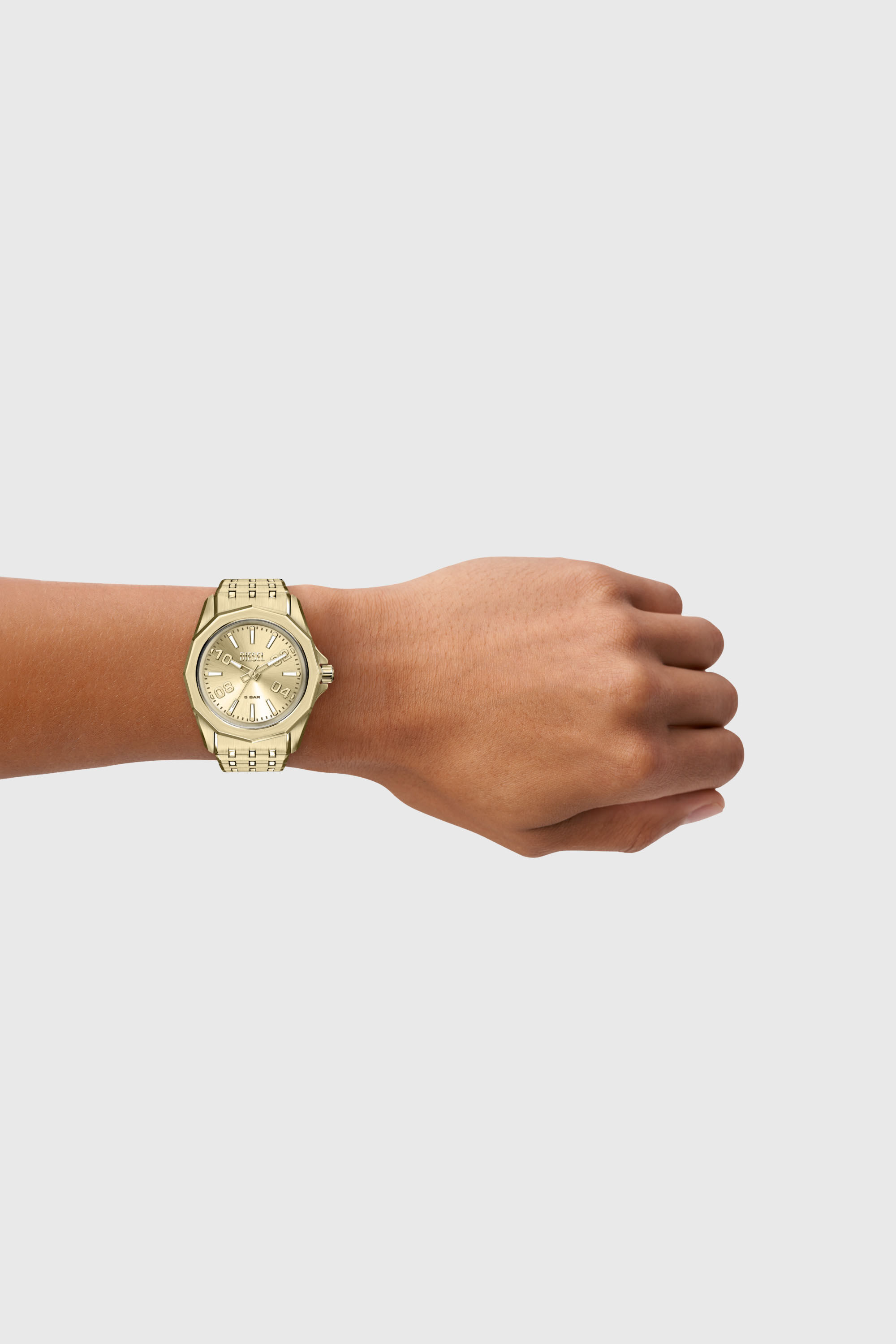 Diesel - DZ2239 WATCH, Man's Stinger gold-tone stainless steel watch in Gold - 5