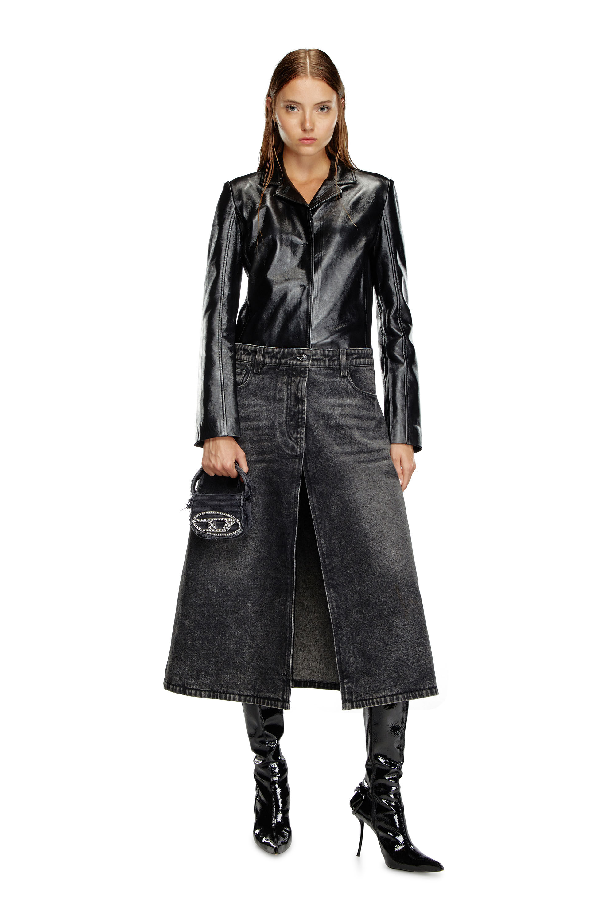 【国内即発】DIESEL 1DR XS ワンダーXS レザーショルダーバッグ DIESEL ディーゼル バッグ 1DR XS ワンダーXS レザーショルダー