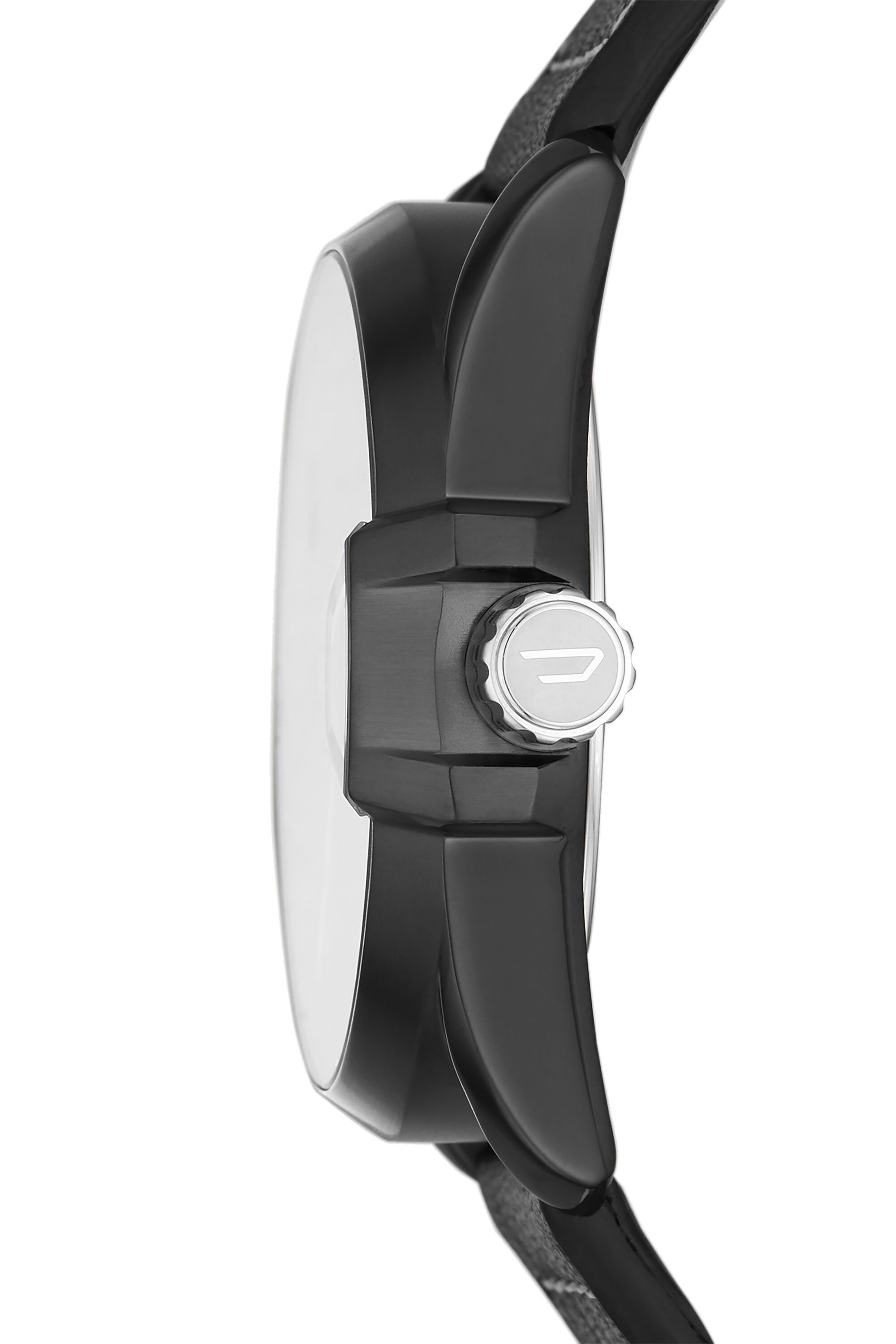 デスザーク DZ1924 Man: MS9 Three-Hand Black Leather Watch | Diesel