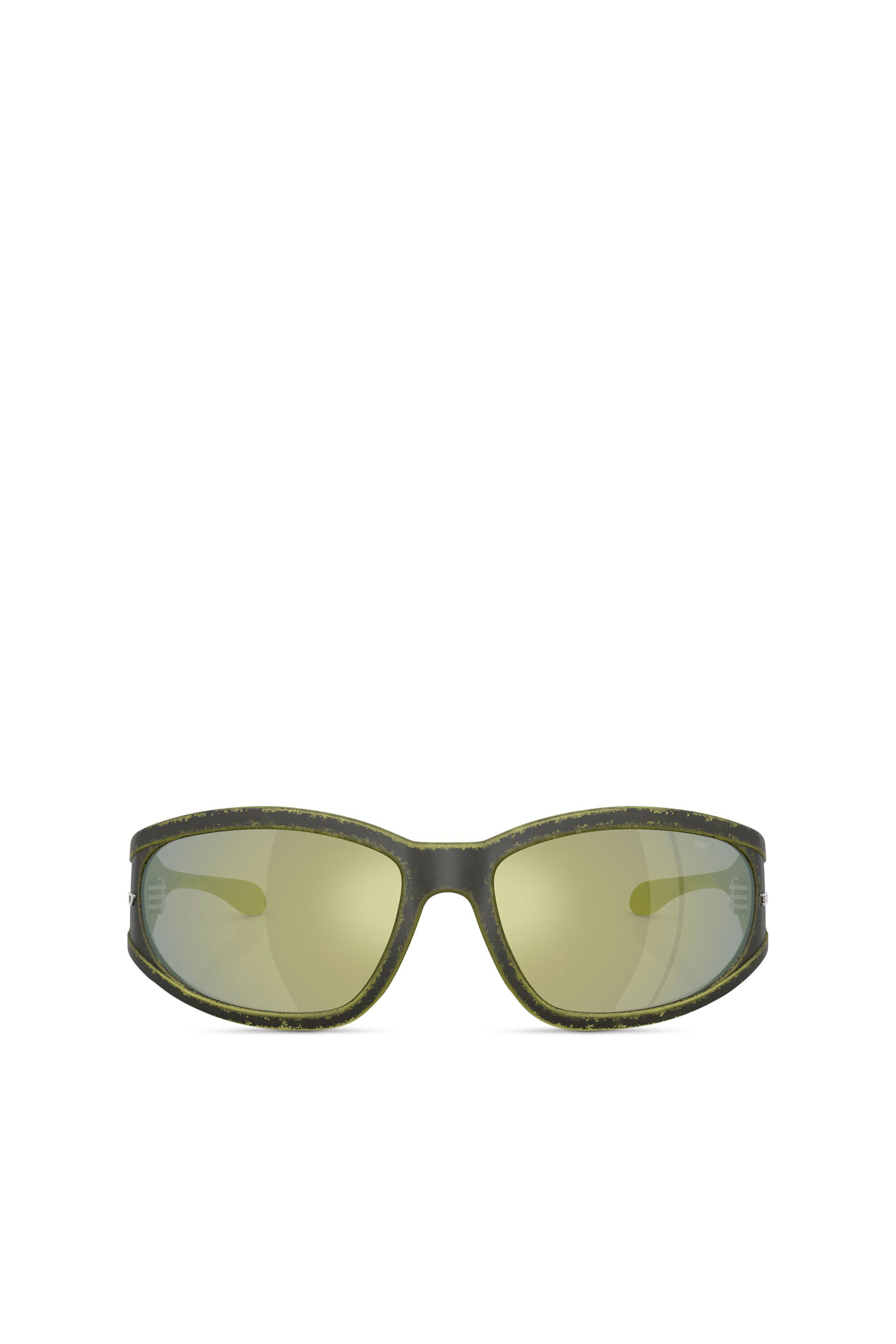 Diesel - 0DL3002, Unisex's Rectangular sunglasses in acetate in Green - 1