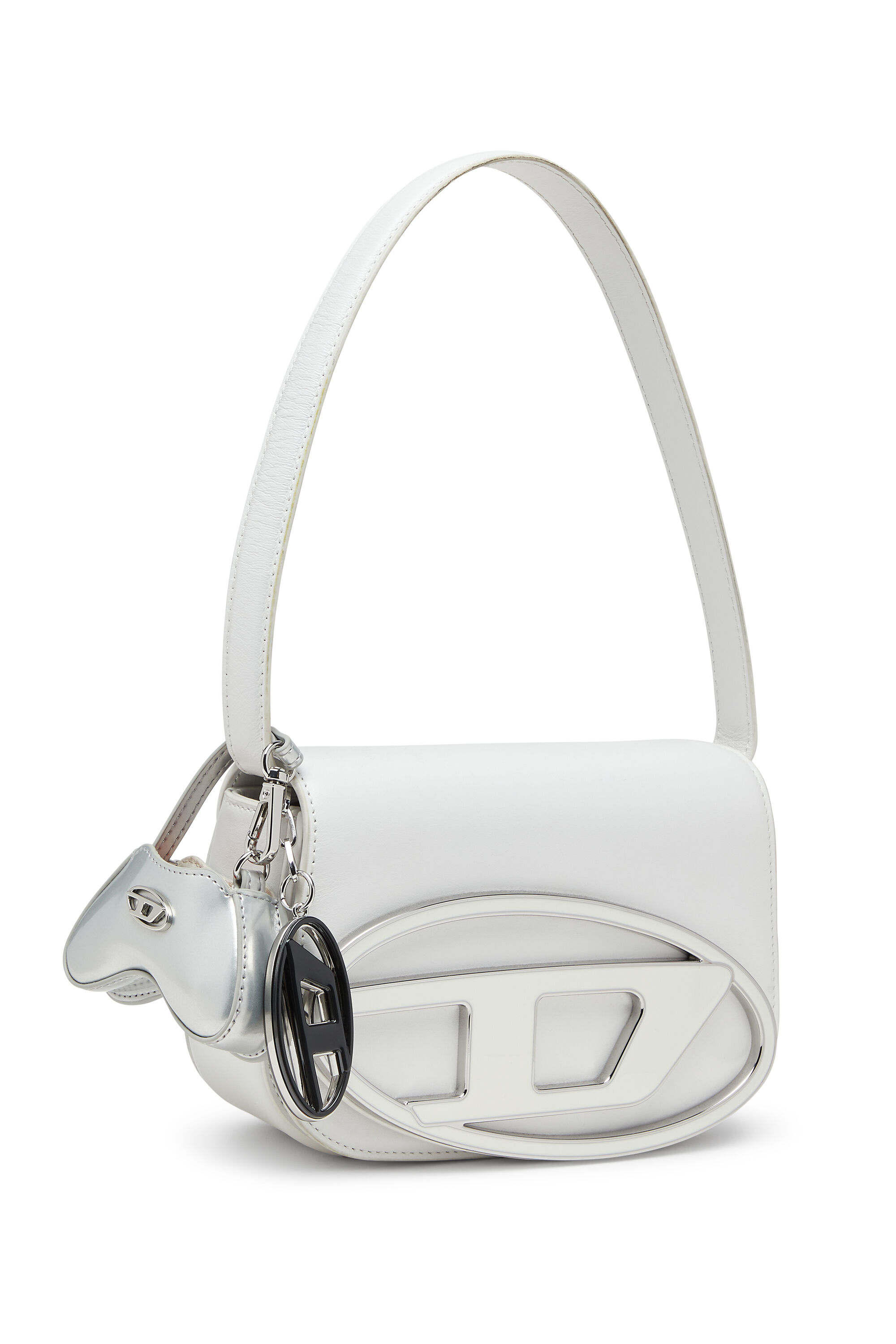 【未使用】DIESEL 1DR MICRO ホワイト マイクロバッグ Women's 1DR-Iconic shoulder bag in nappa leather | White | Diesel