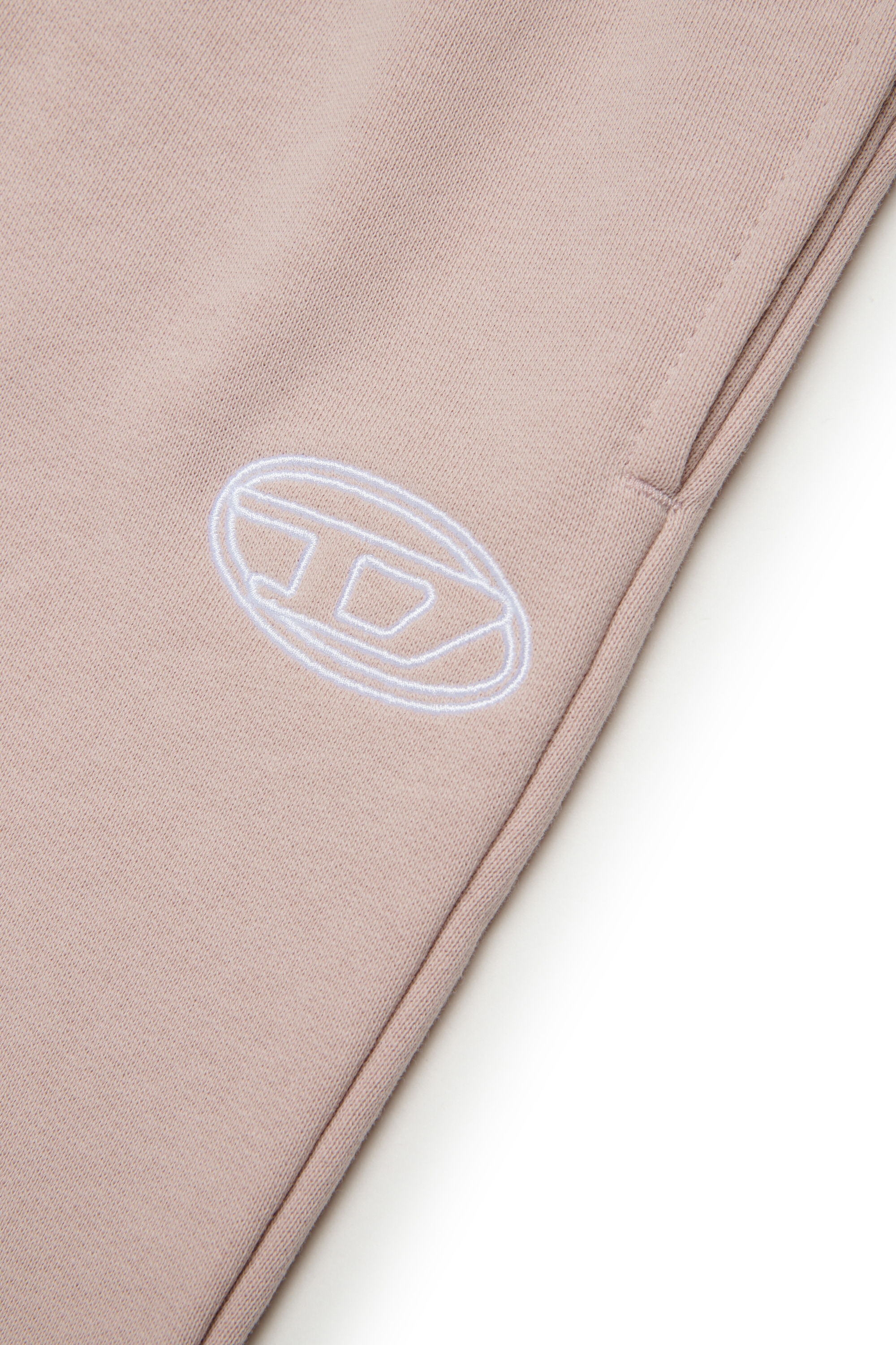 Diesel - PEBIRT, Woman's Cotton pants with embroidered logo in Pink - 4