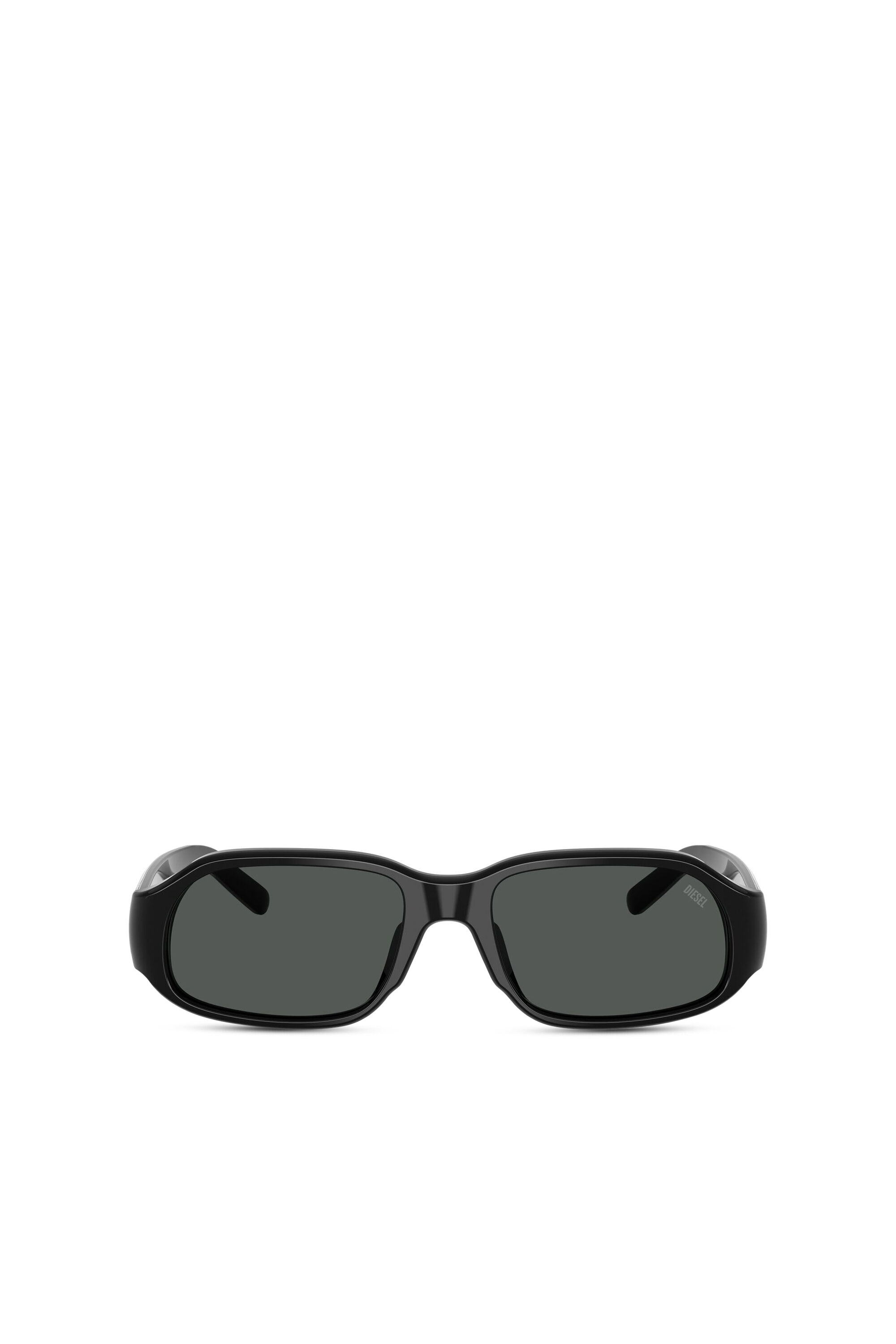 Diesel - 0DL2009U, Unisex's Rectangle sunglasses in Black - 1