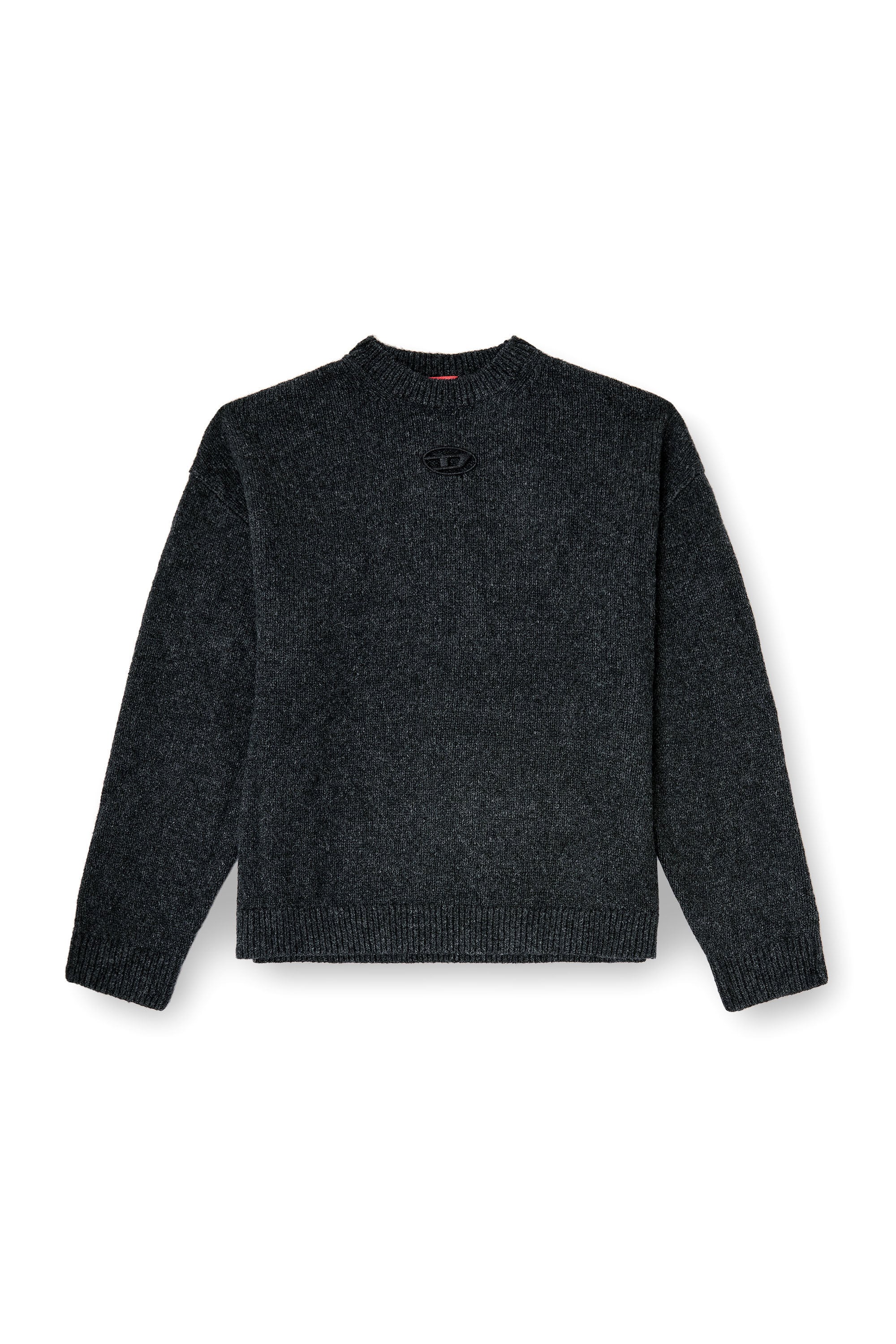 Diesel - K-AREESO, Man's Jumper in wool and alpaca blend in Black - 2