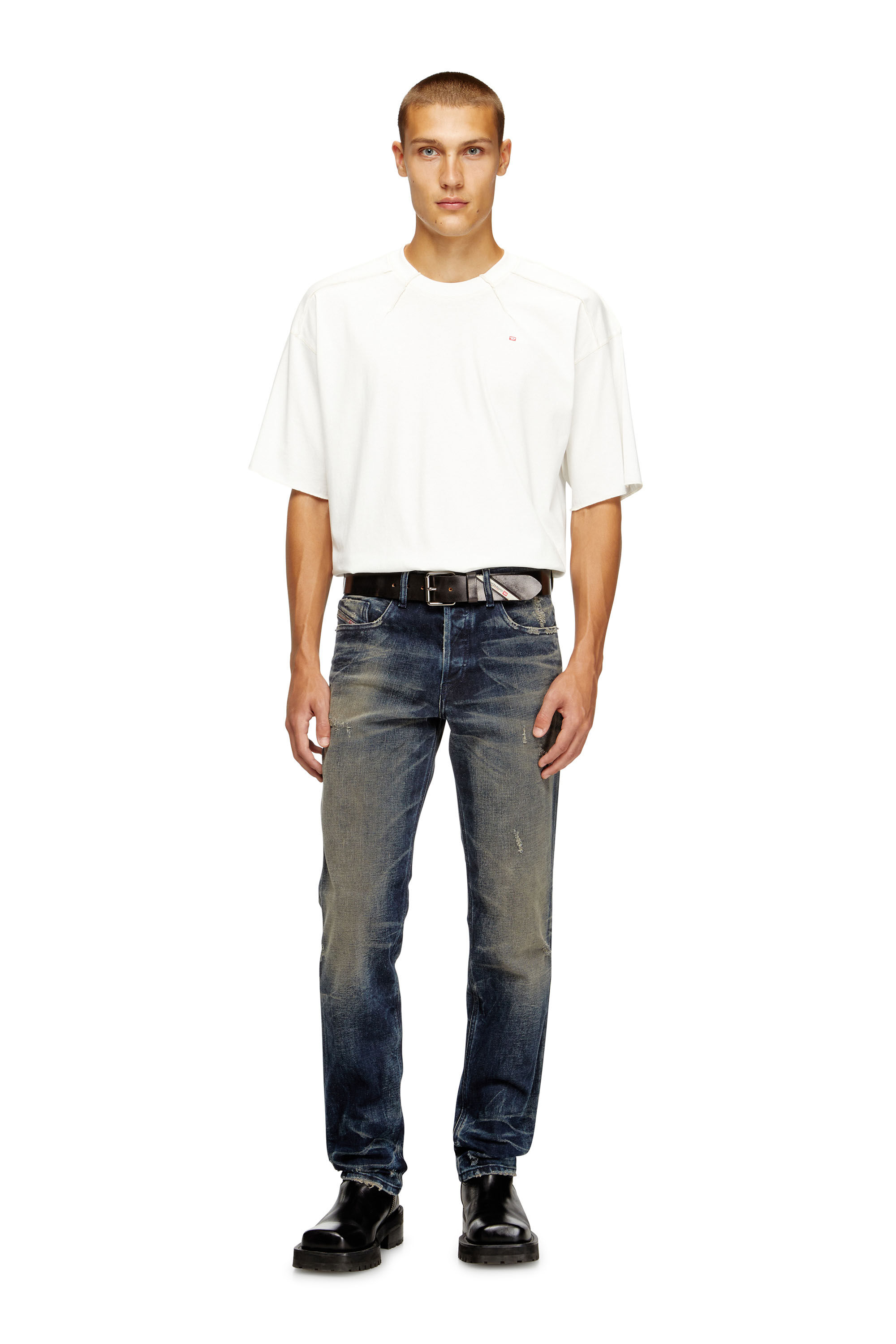 Diesel - Man's Regular Jeans 2023 D-Finitive 09M46, Dark Blue - 1