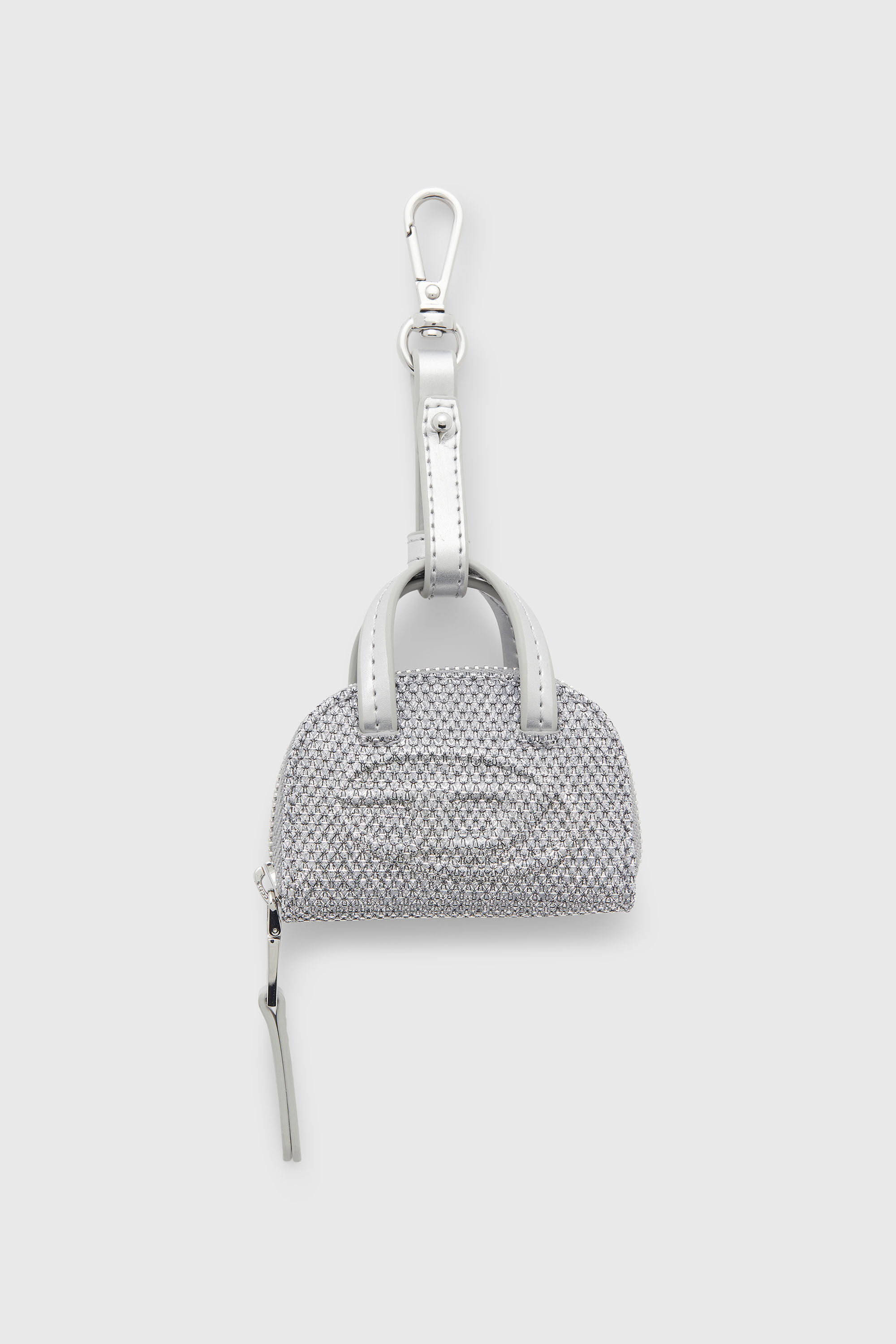 Women's 1DR Dome - Charm in Lurex fabric | Silver | Diesel {{Country}}