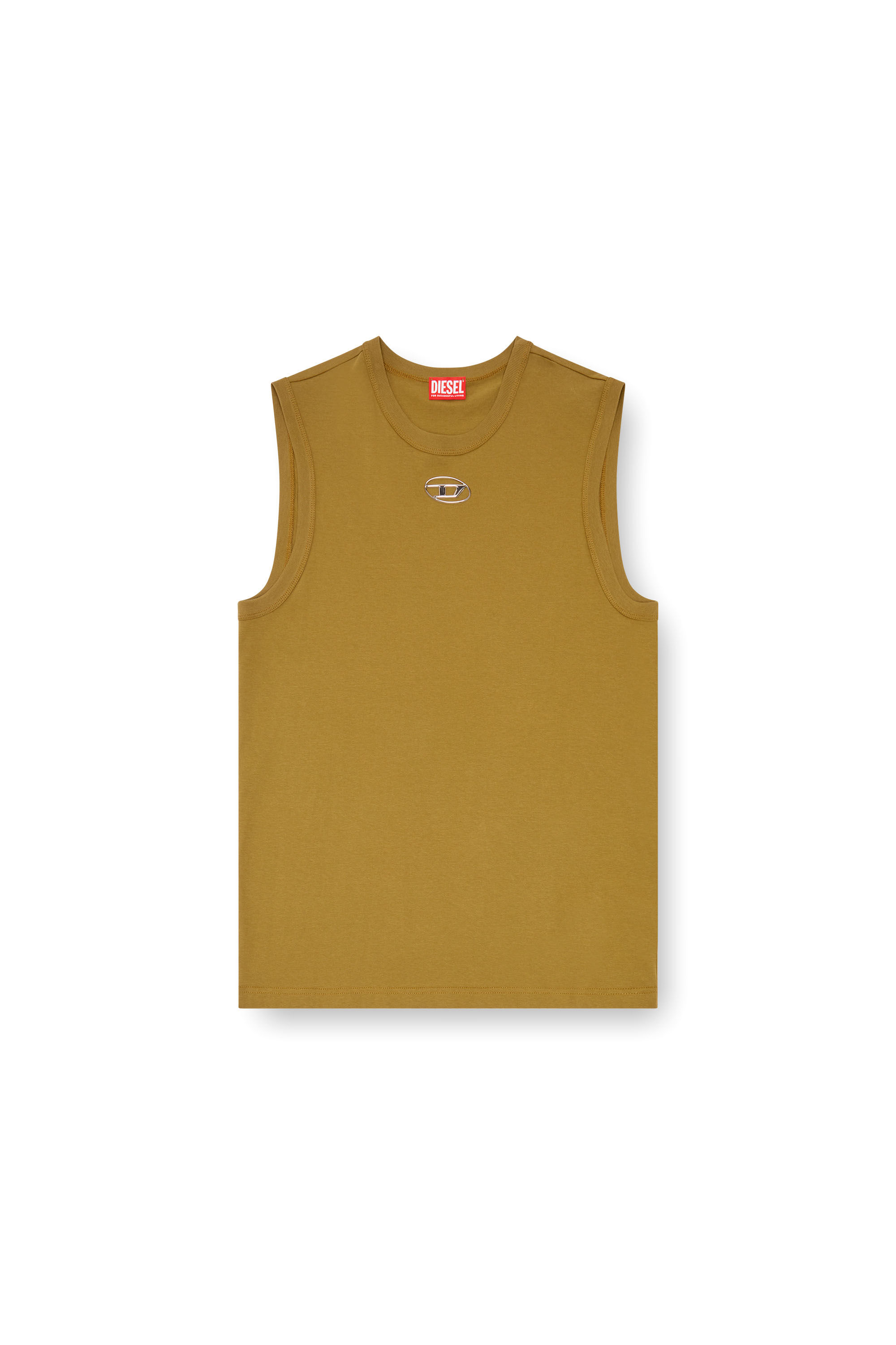 Diesel - T-BISCO-OD, Man Tank top with injection-moulded Oval D in ToBeDefined - Image 2
