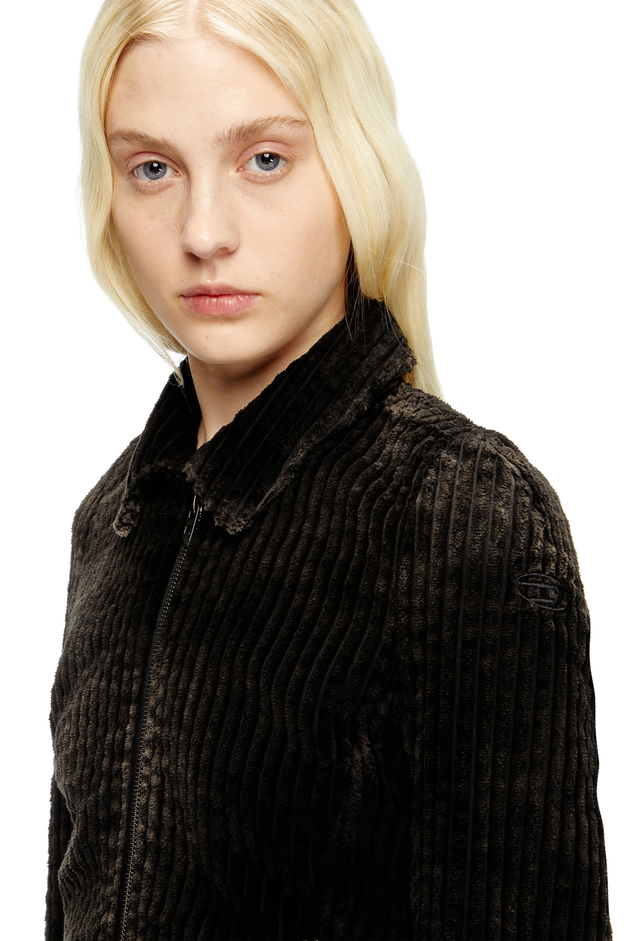 Diesel - G-ENEA, Woman's Shirt-jacket in cotton corduroy in null - 5