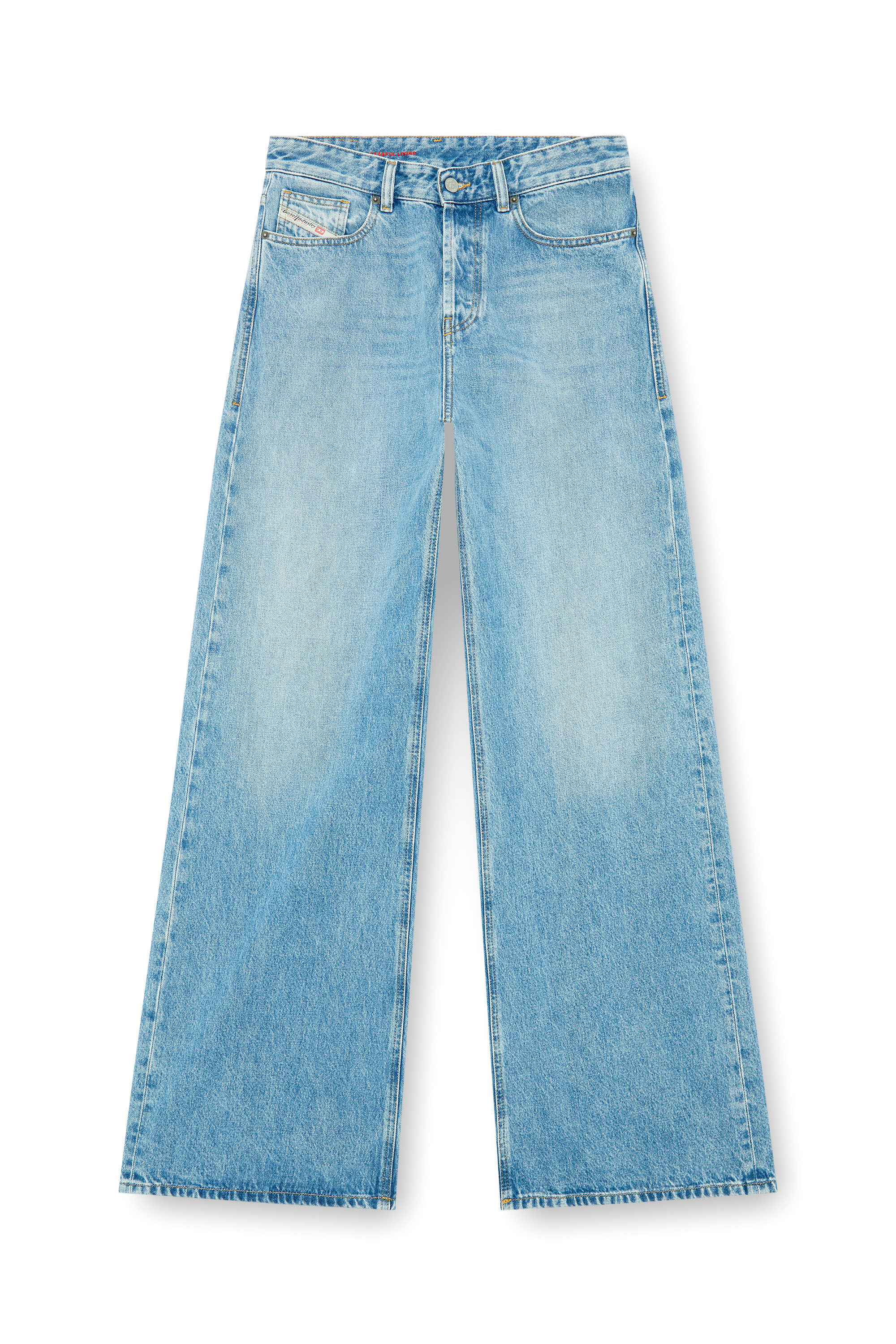 Diesel - Unisex's Relaxed Jeans 1996 D-Sire 09I29, Light Blue - 8