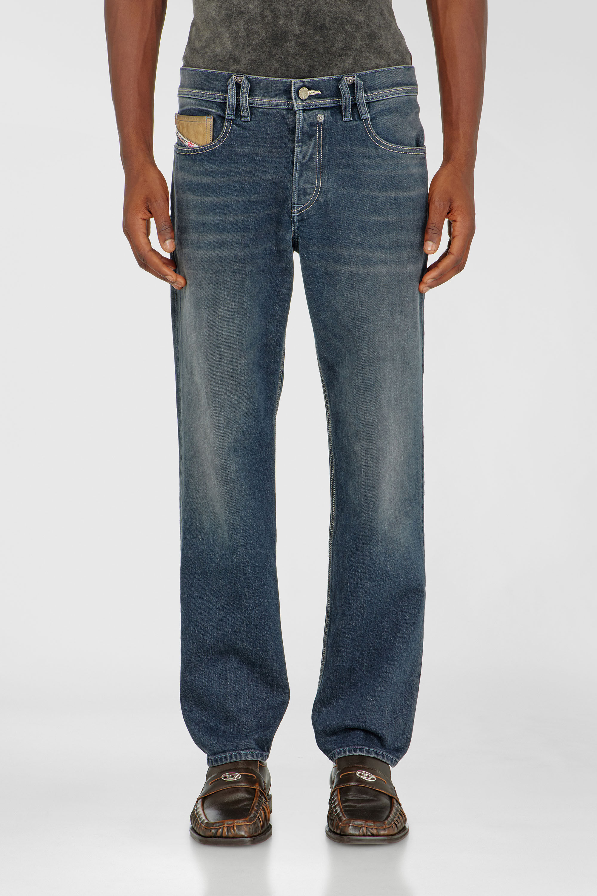 Diesel - Man's Regular Jeans 2023 D-Finitive 007GQ, Medium blue - 4