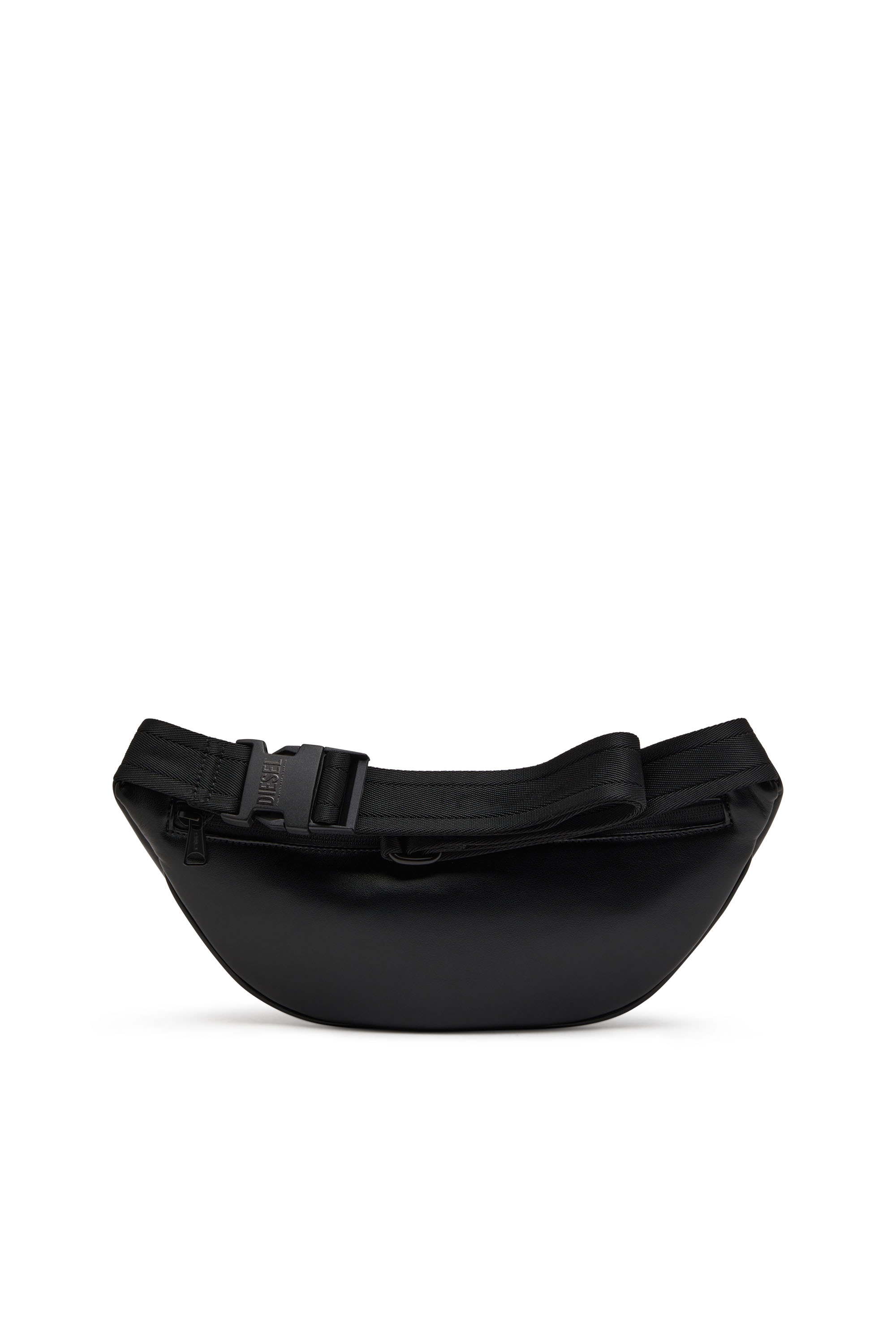 Diesel - HOLI-D BELT BAG M, Man's Belt bag in PU and neoprene in Black - 2