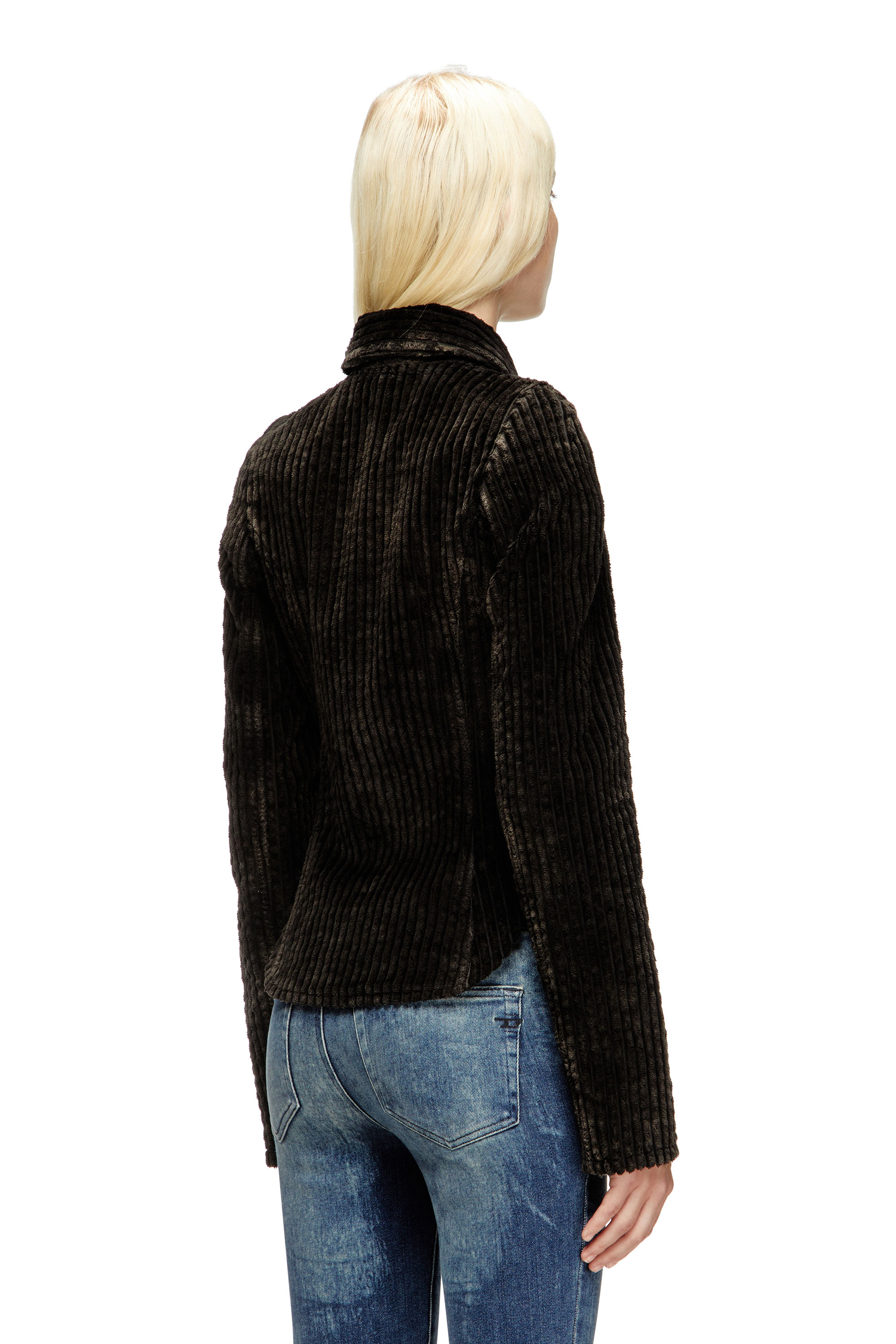 Diesel - G-ENEA, Woman's Shirt-jacket in cotton corduroy in null - 4