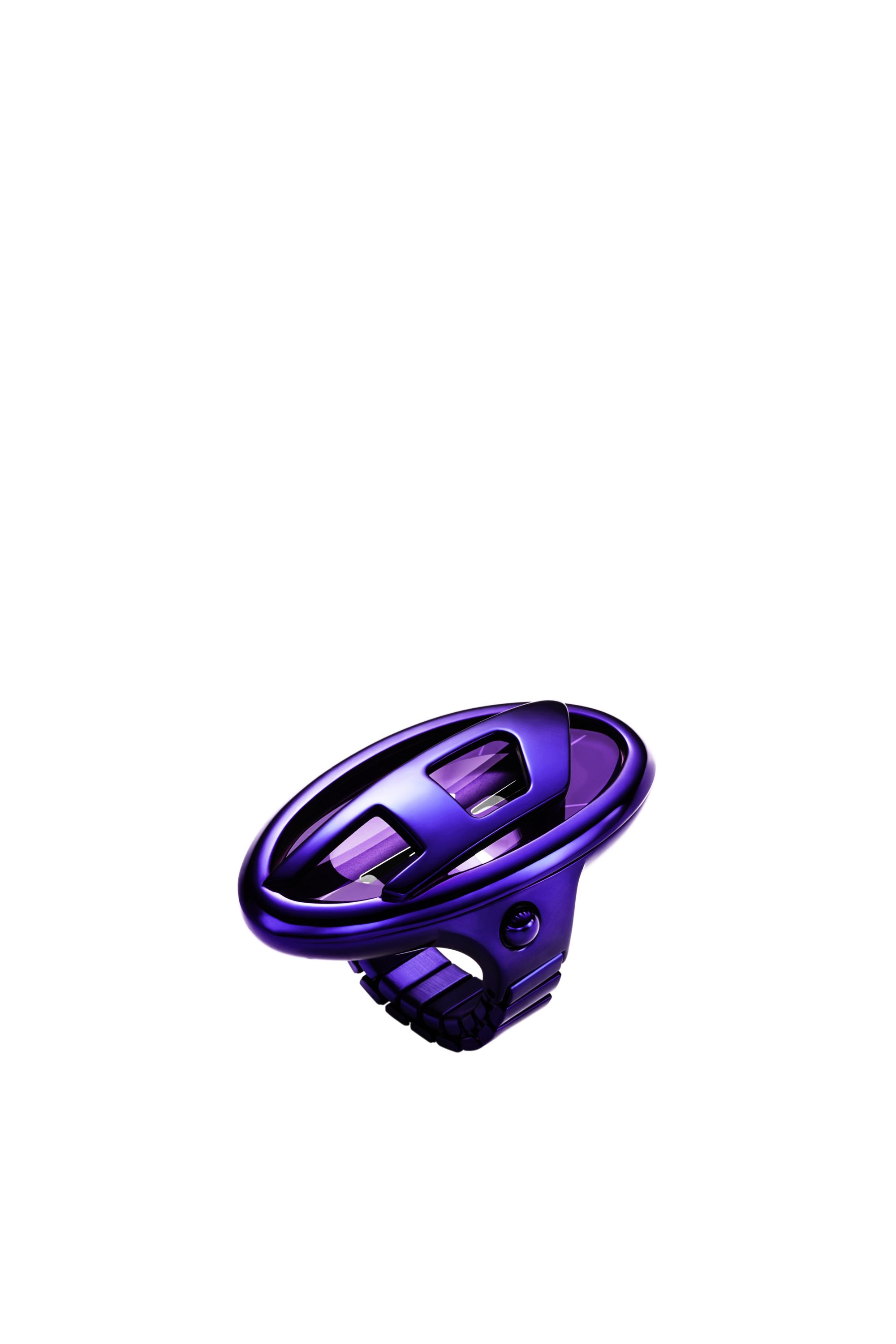 Diesel - DZ5624 WATCH, Woman's D-Era purple stainless steel ring watch in Blue - 1