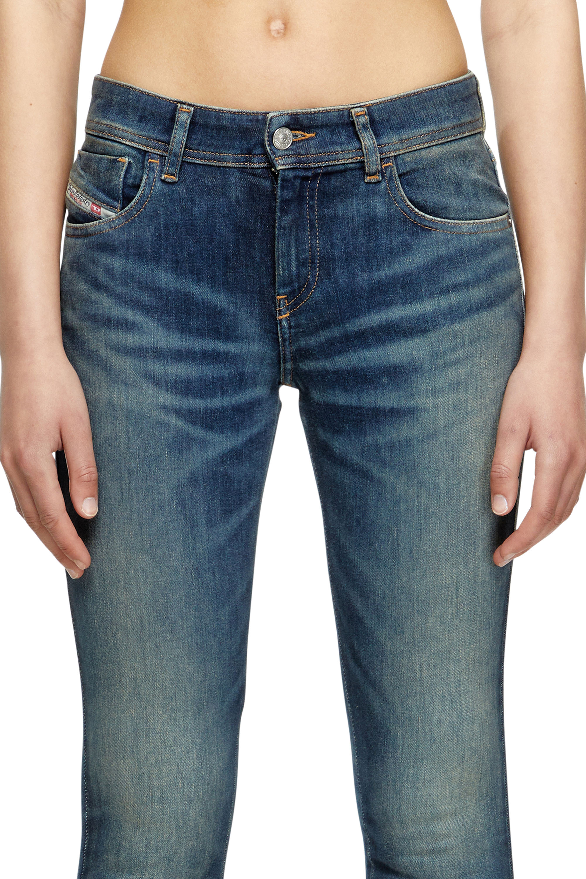 Diesel - Woman's Skinny Jeans 2017 Slandy 09L95, Medium blue - 5