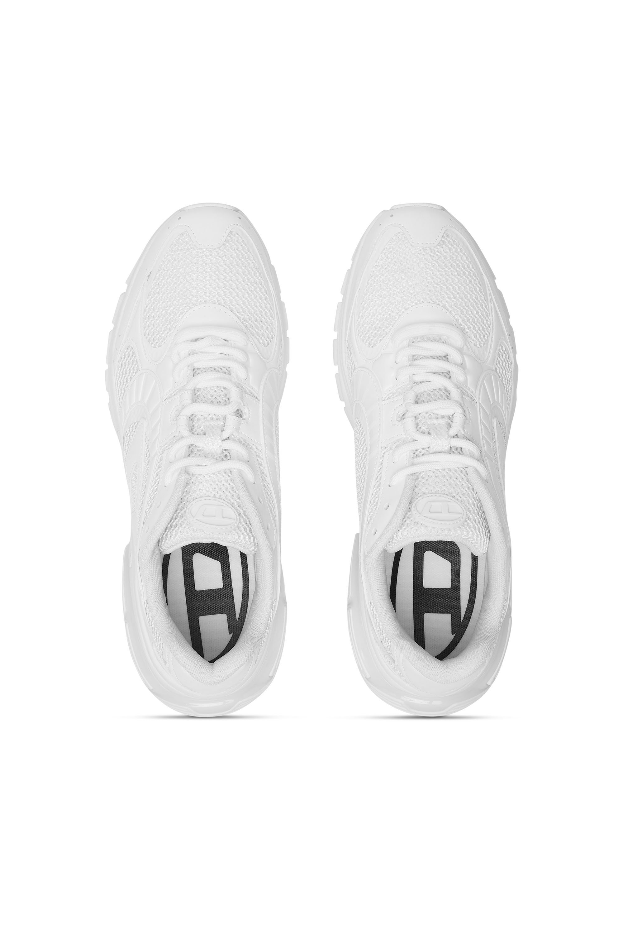 Diesel - S-PRO-V-DENSE LOW, Man's Mesh sneakers with Oval D logo in White - 5