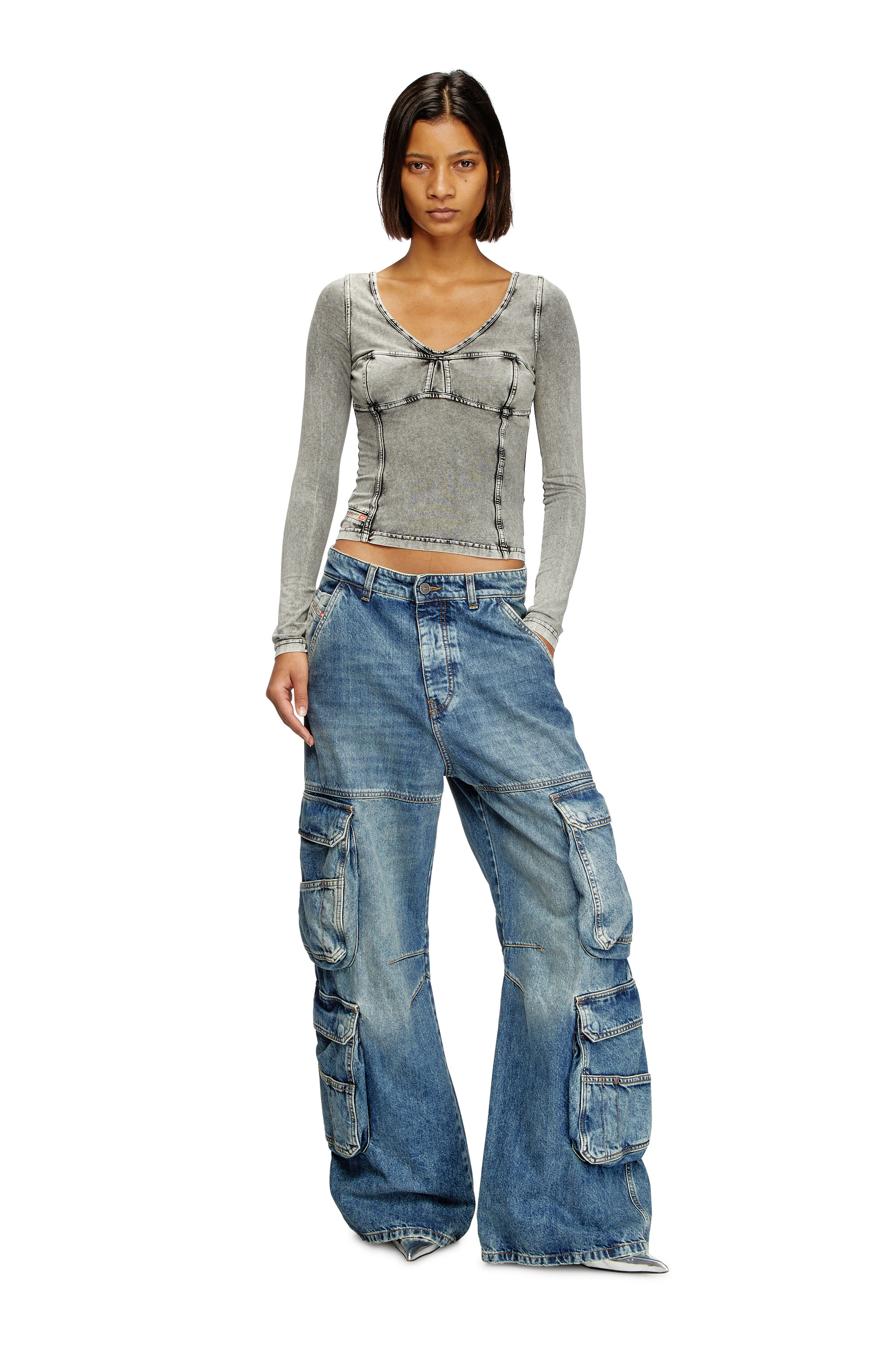 Relaxed Jeans 1996 D-Sire 0NLAX, Medium blue Diesel - Woman's Relaxed Jeans 1996 D-Sire 0NLAX, Medium blue - 1