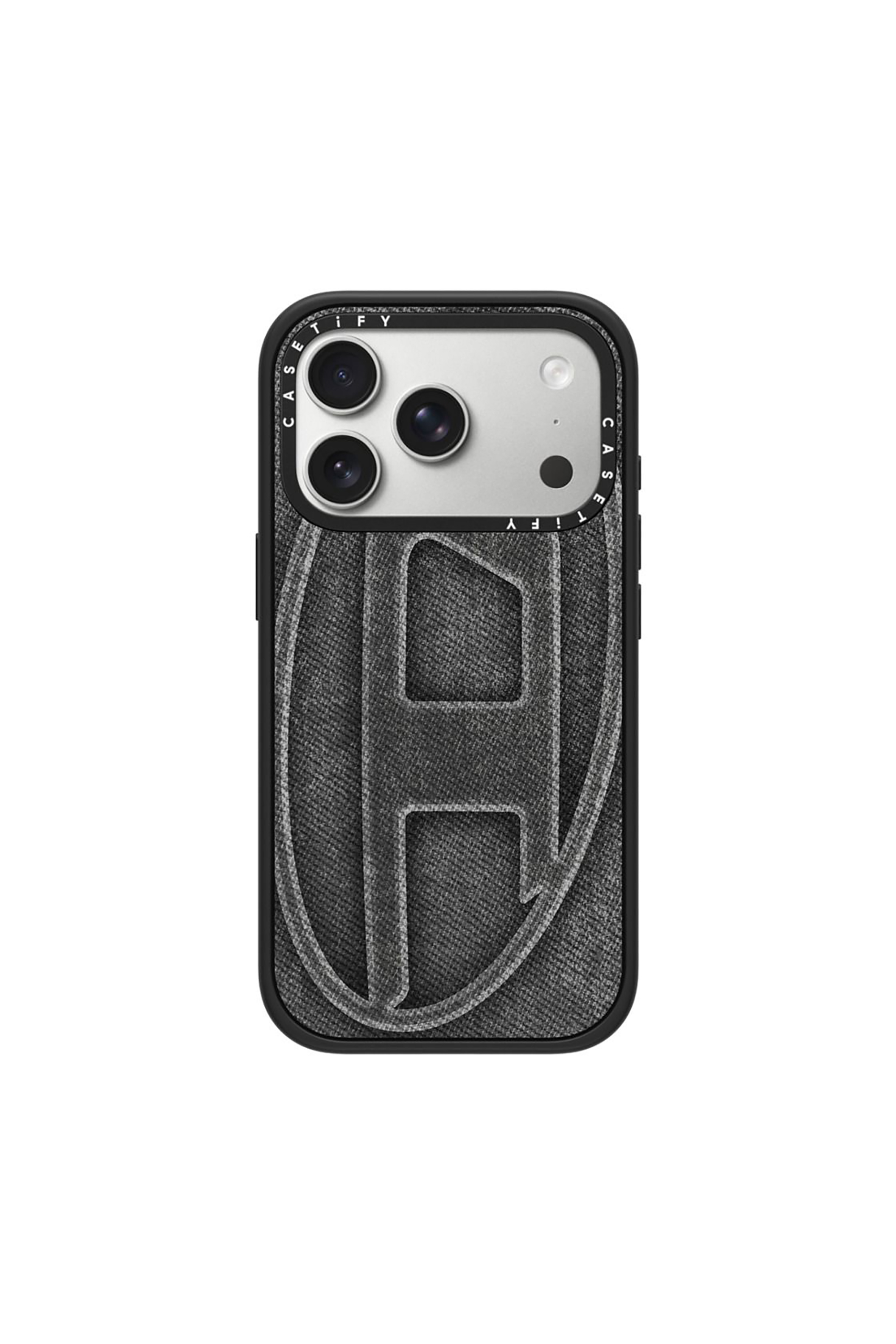 Diesel - 60574 MOULDED CASE, Unisex's Oval D impact case for iPhone 17 Pro in Black - 1