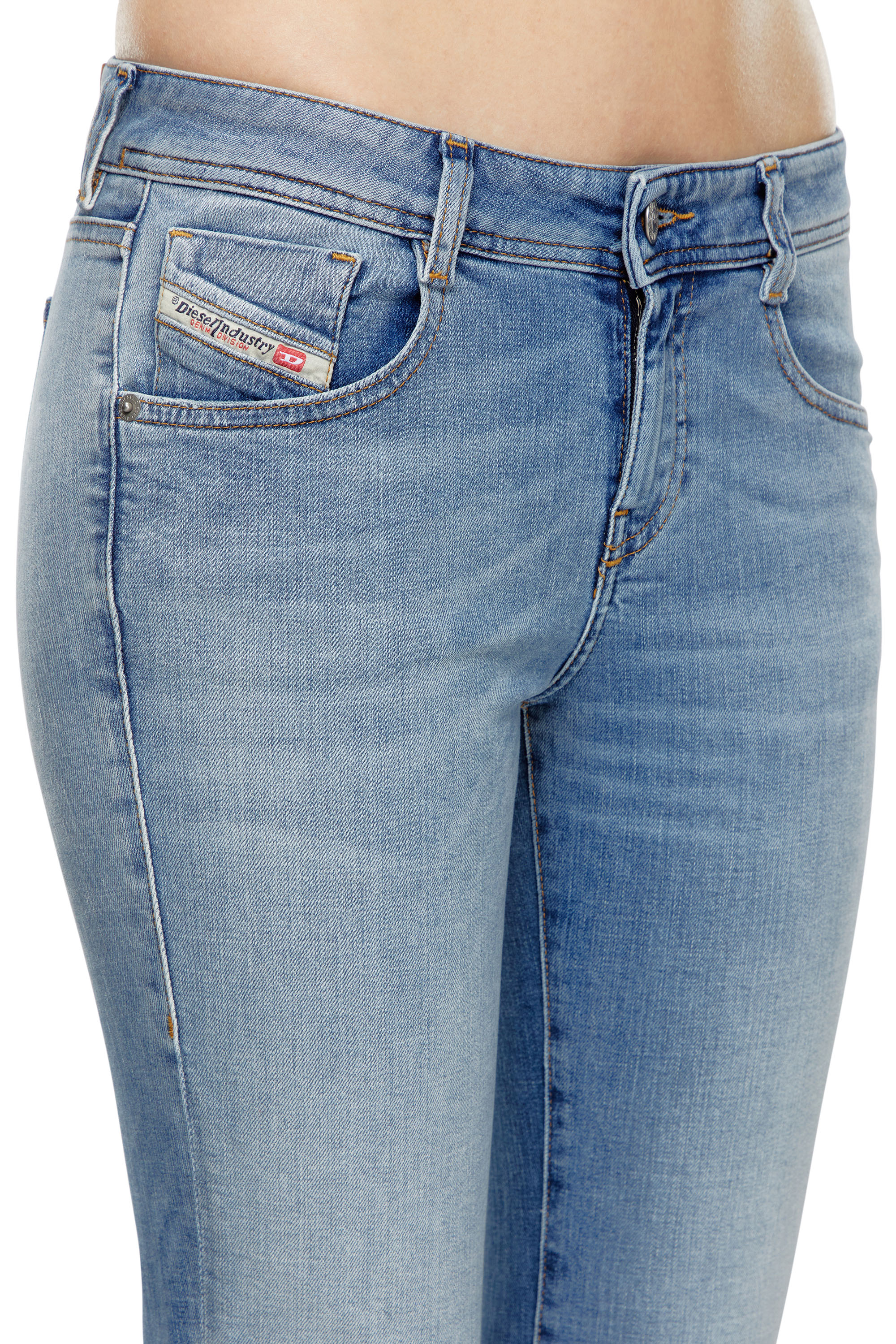 Bootcut Jeans 1969 D-Ebbey 09K06, Light Blue Diesel - Woman's Bootcut Jeans 1969 D-Ebbey 09K06, Light Blue - 5