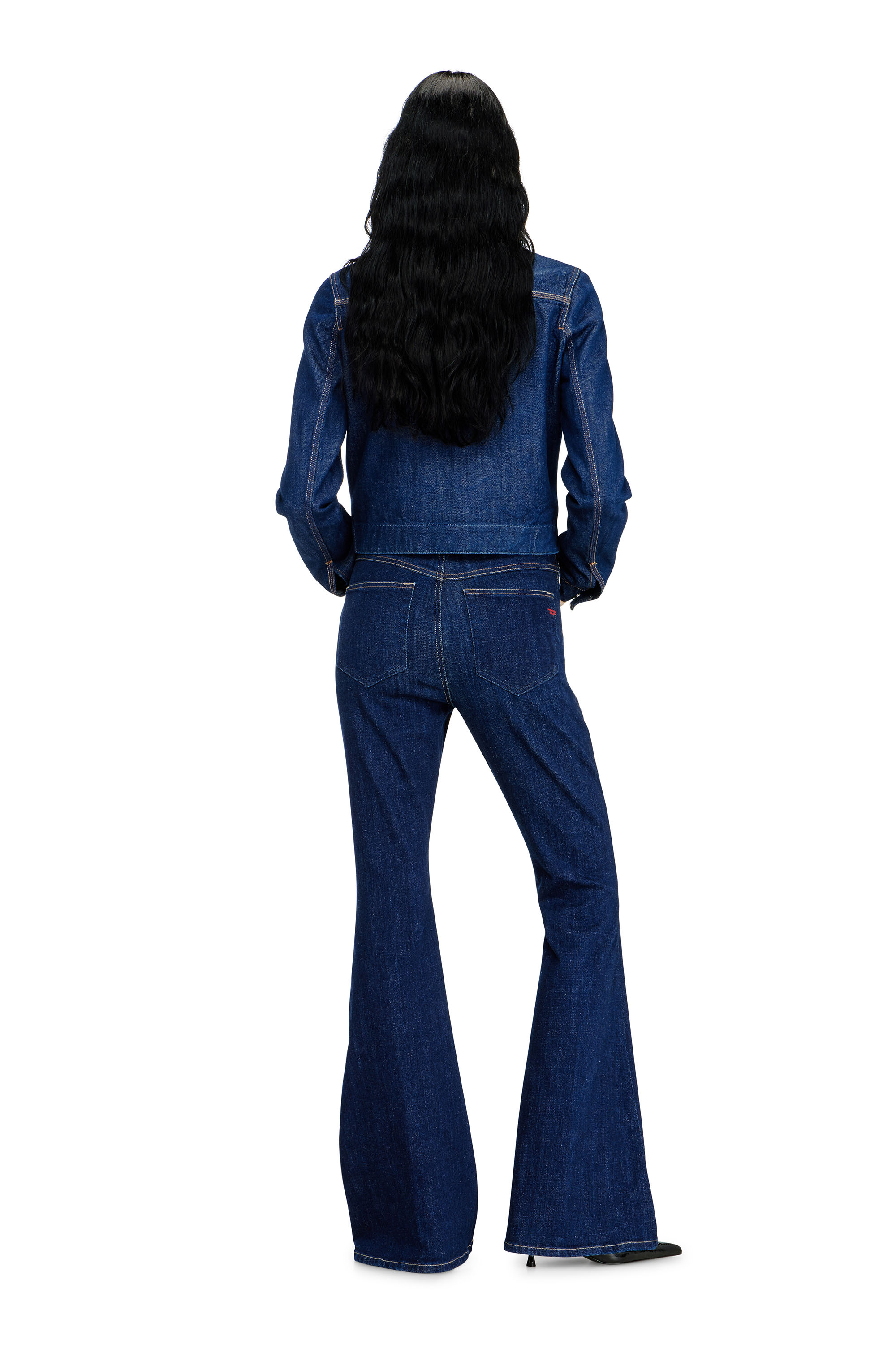 Diesel - Woman's Bootcut Jeans 1973 D-Partt 09Q03, Dark Blue - 3