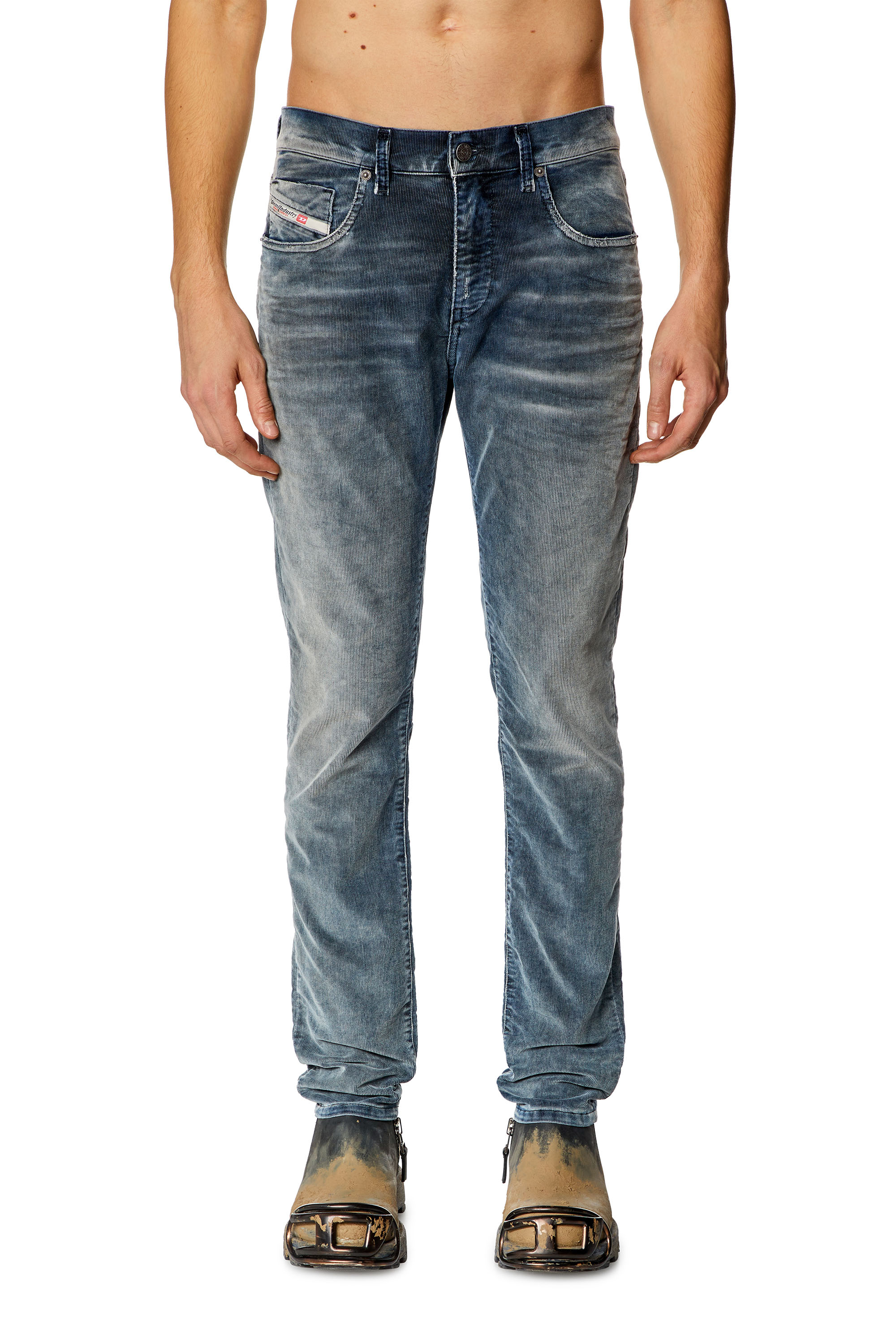 Diesel - Slim Jeans 2019 D-Strukt 068JF, Dark Blue - Image 1